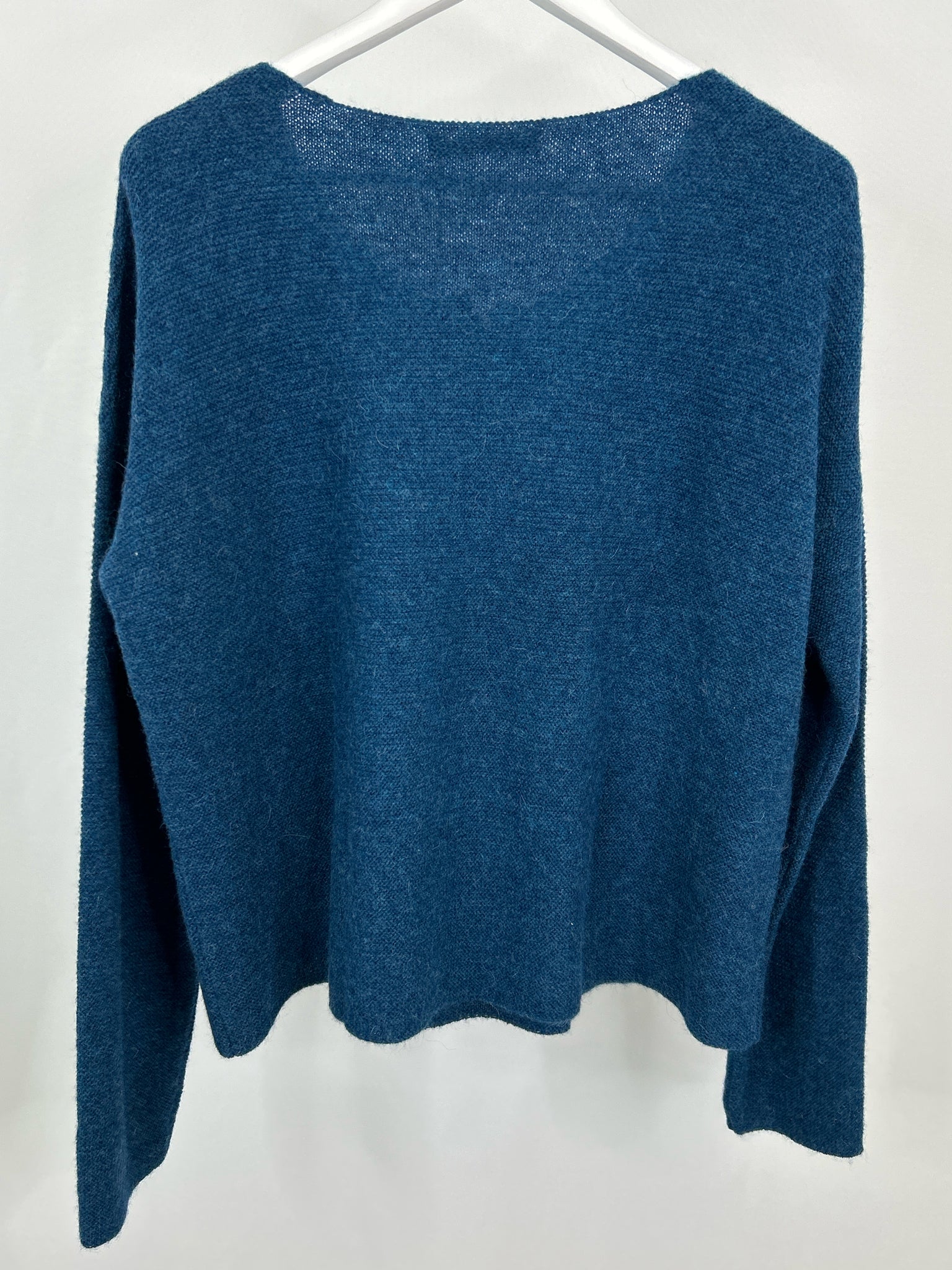 PERUVIAN CONNECTION Size XL Blue Women Sweater NWT