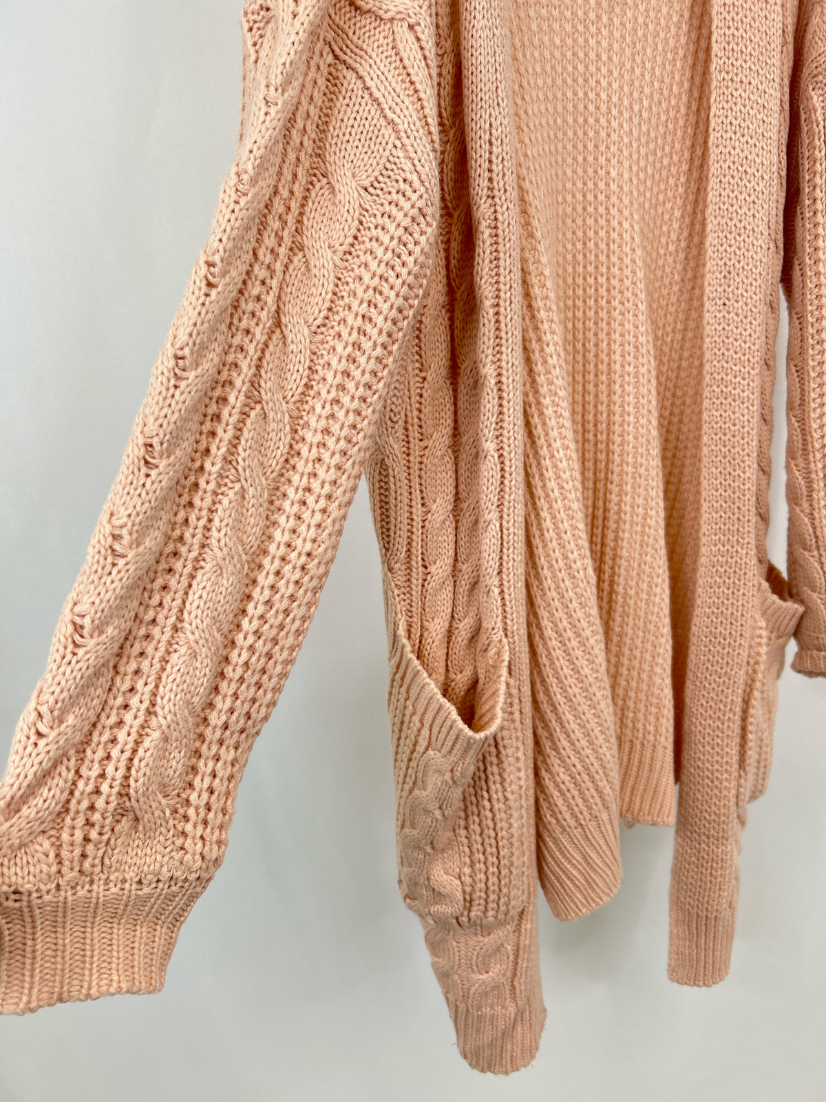 COLLECTION BY CEZELE Size S Pink Women Cardigan