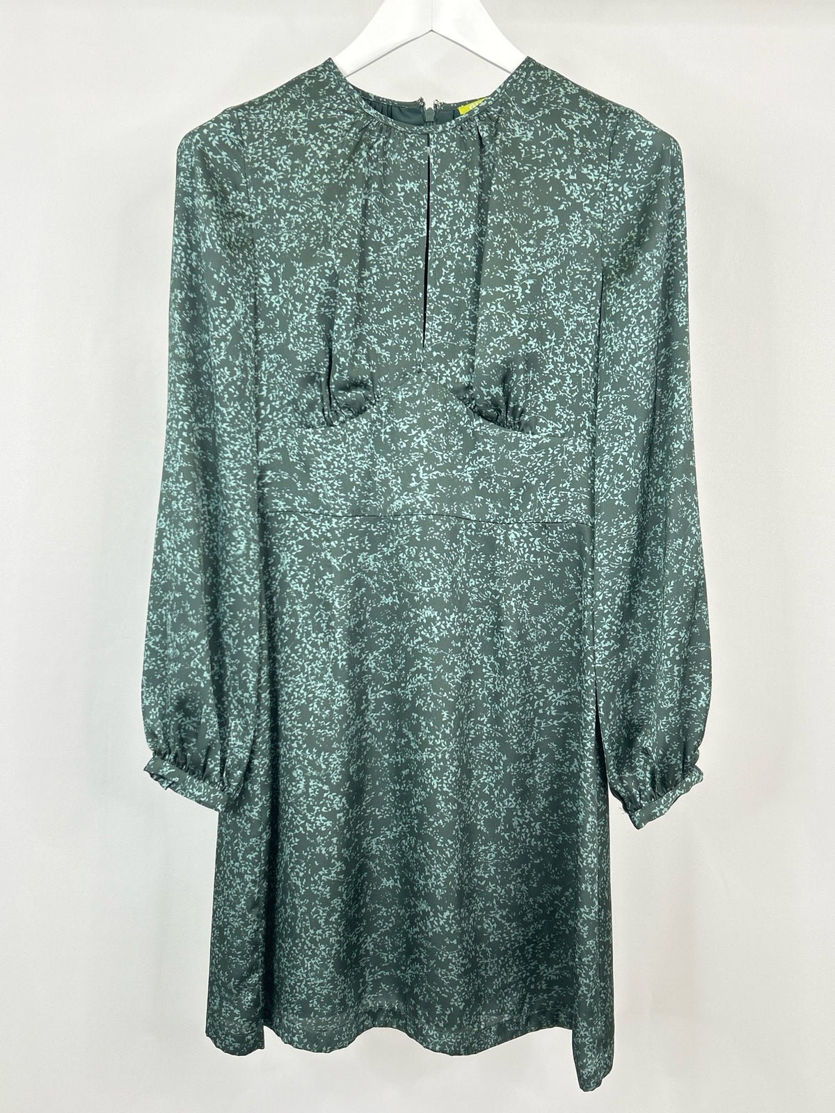 GIANNI BINI Size 4 Green Print Women Dress NWT
