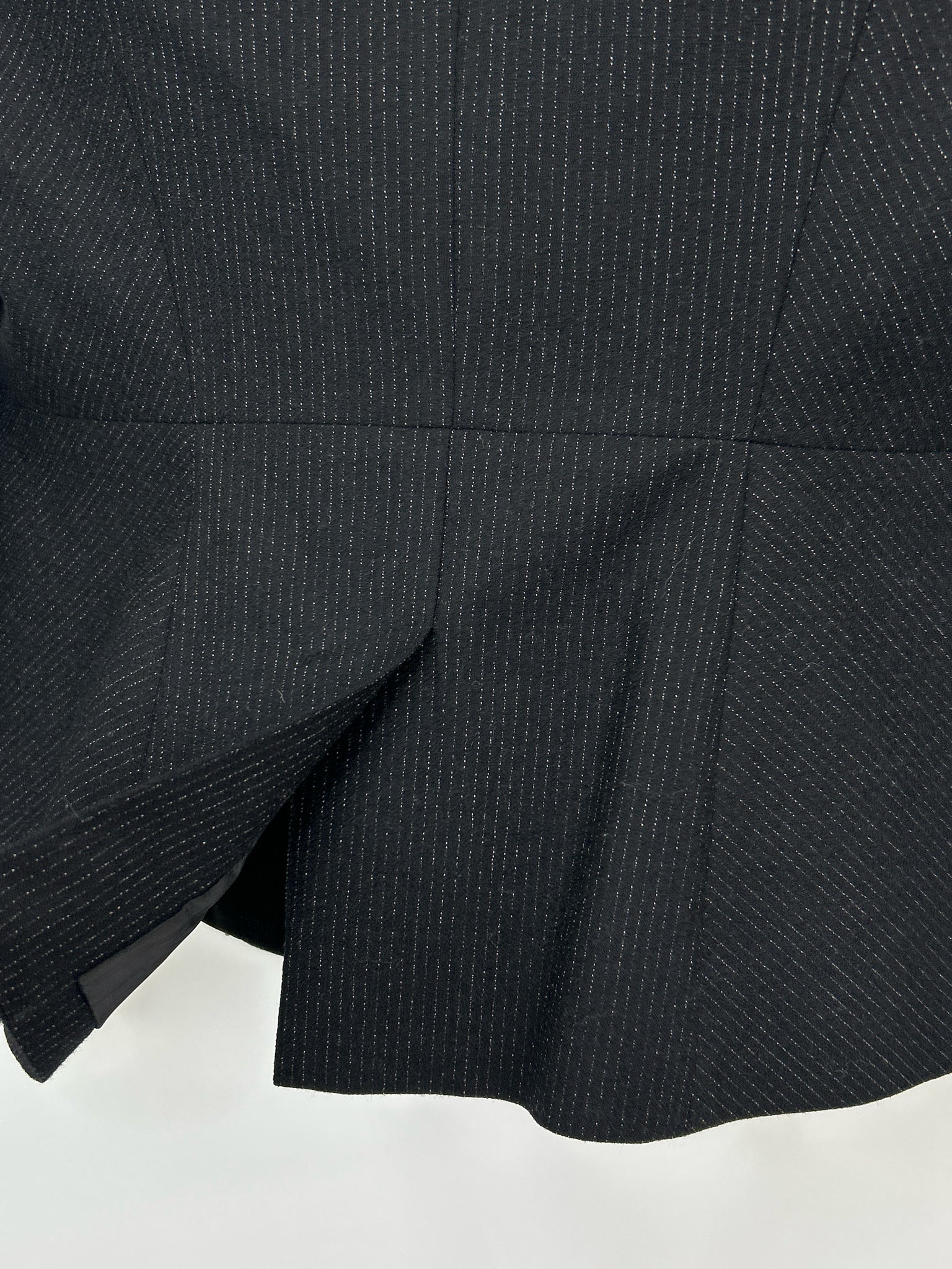 CLASSIQUES ENTIER Size 4 Black and Silver Women Blazer