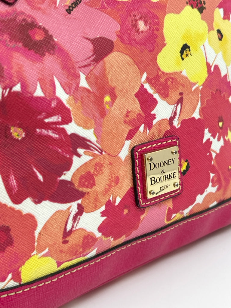 DOONEY & BOURKE Rose and Yellow Floral Print Women's Purse
