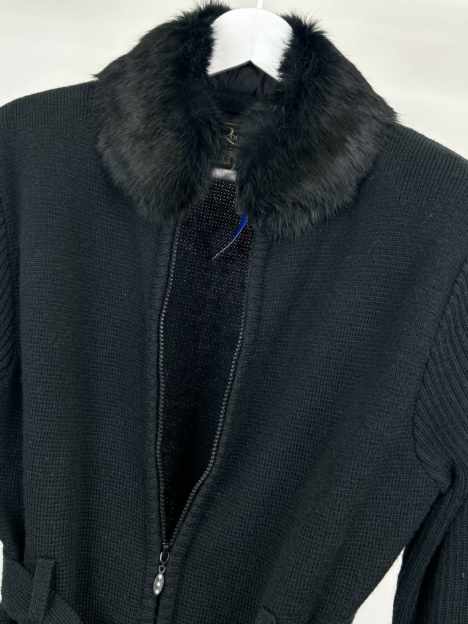 ROCHELLE CALIFORNIA Size M Black Women Jacket