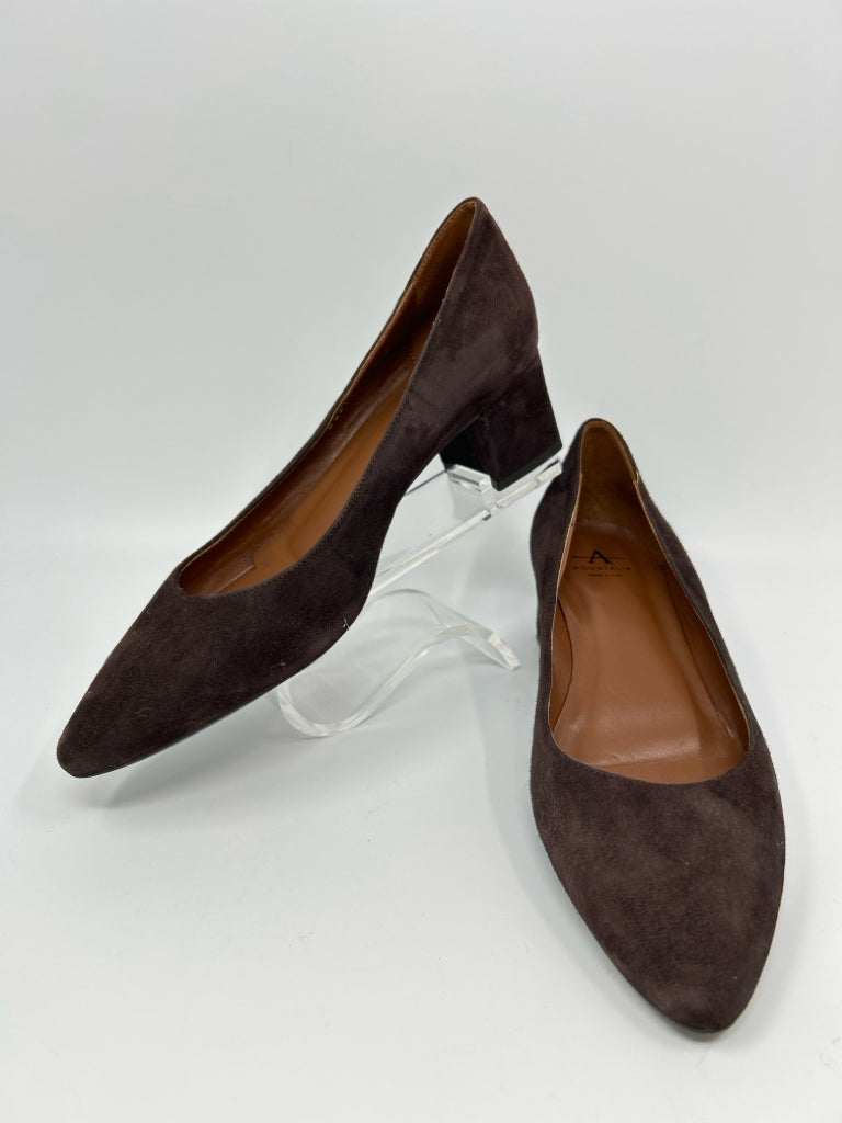 AQUATALIA Women Size 7M Brown Pumps