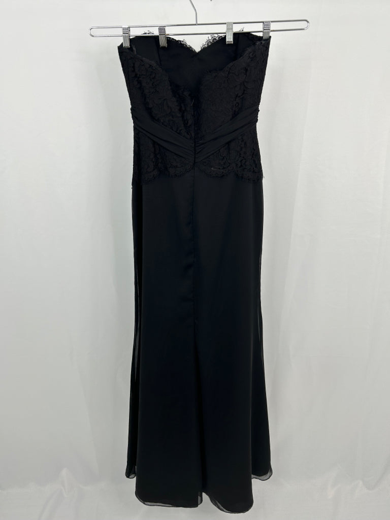 ALAN EVANS Women Size 8/10 Black Formal Dress