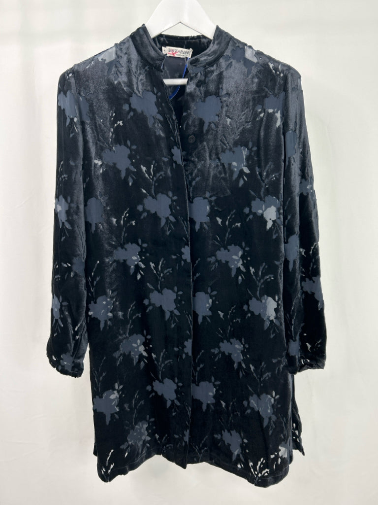 GIORGIO ARMANI Women Size 4 Navy Blouse
