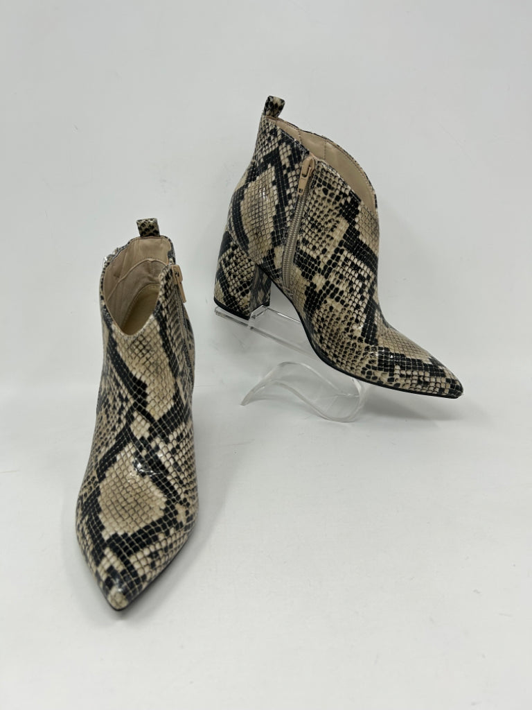 Snakeskin booties on sale marc fisher