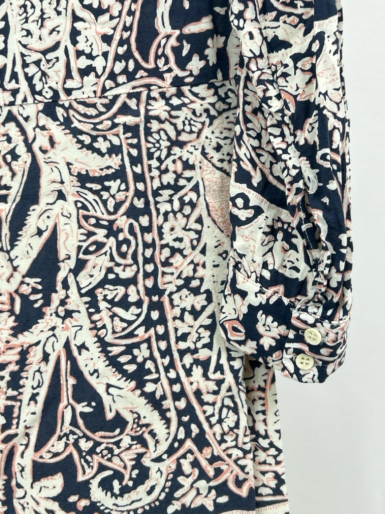 TINY Size L NAVY AND PINK Women's Dress