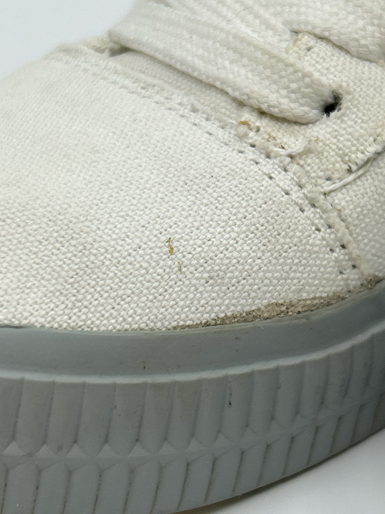 OFF-WHITE Size 37 white & grey Women Sneakers