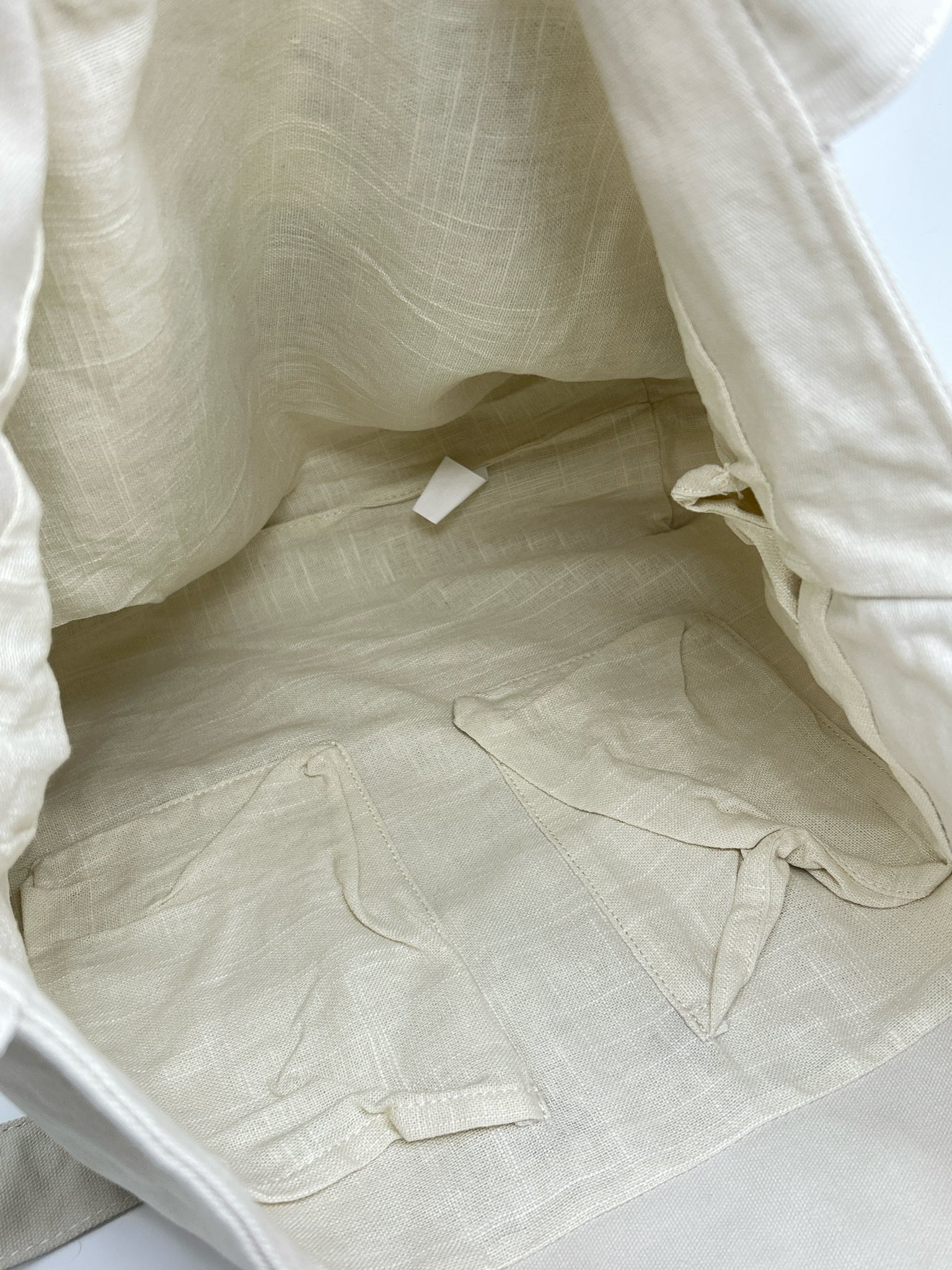 DRIFTWOOD Cream and Blue Women Tote