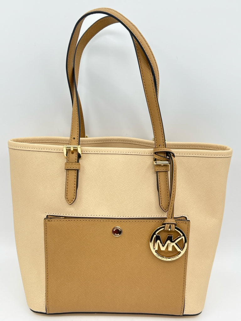 MICHAEL KORS Beige Jet Set Tote NWT