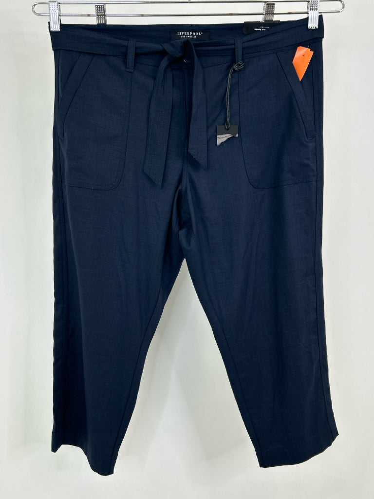 LIVERPOOL Women Size 32/14 Navy Pants NWT