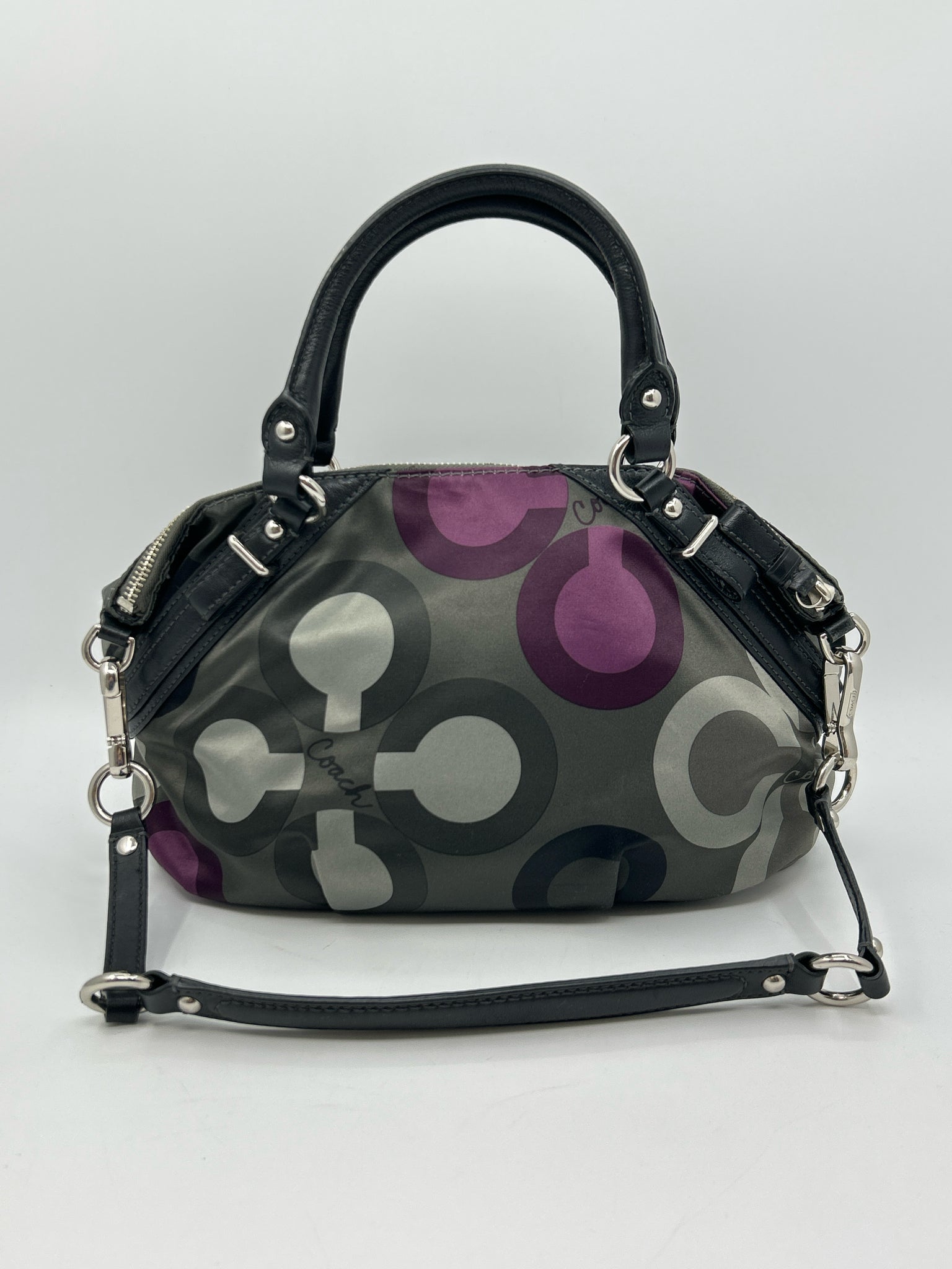 Coach Black and Purple Women Purse