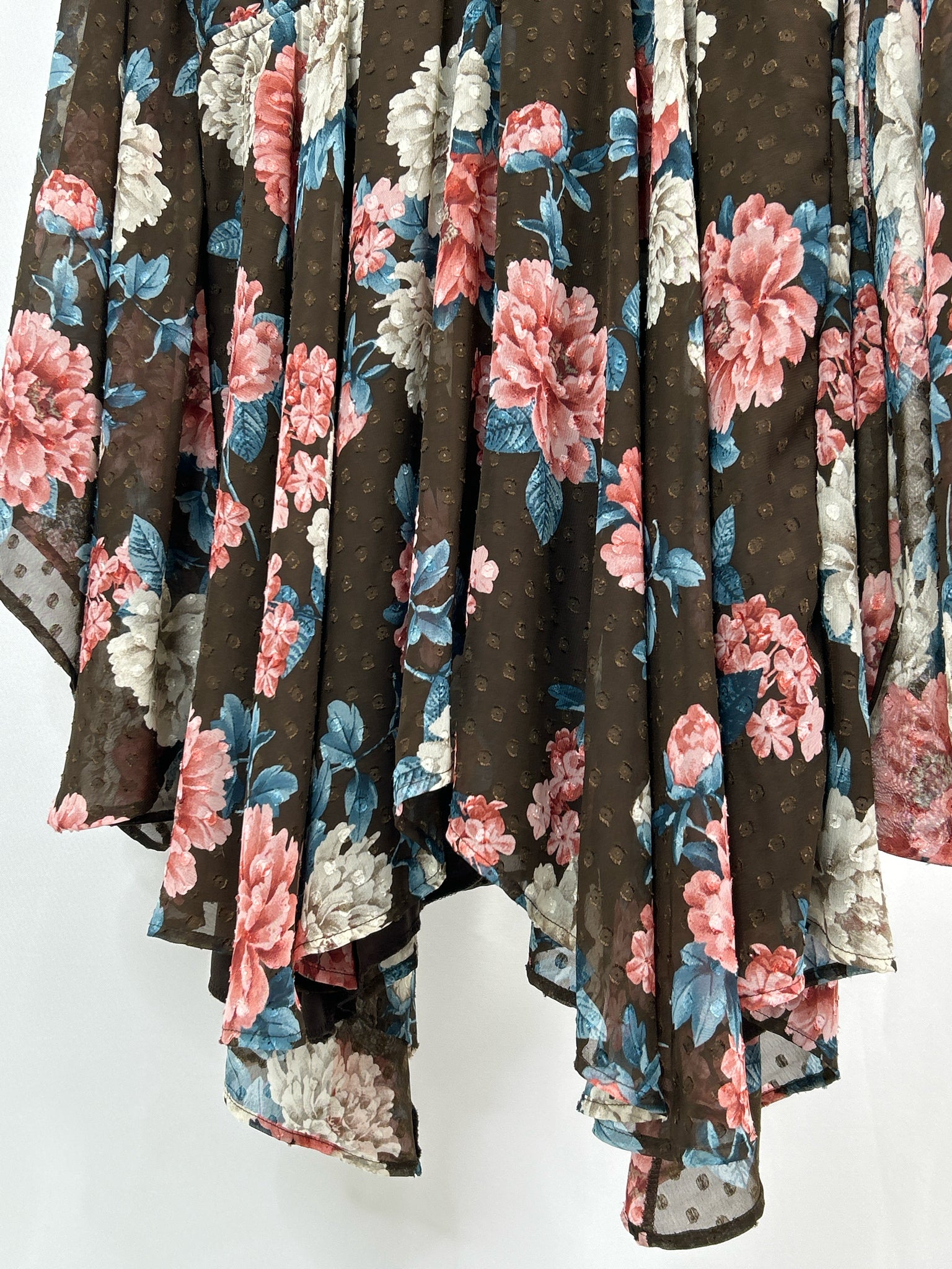 Meghan Size M Brown floral Women Dress