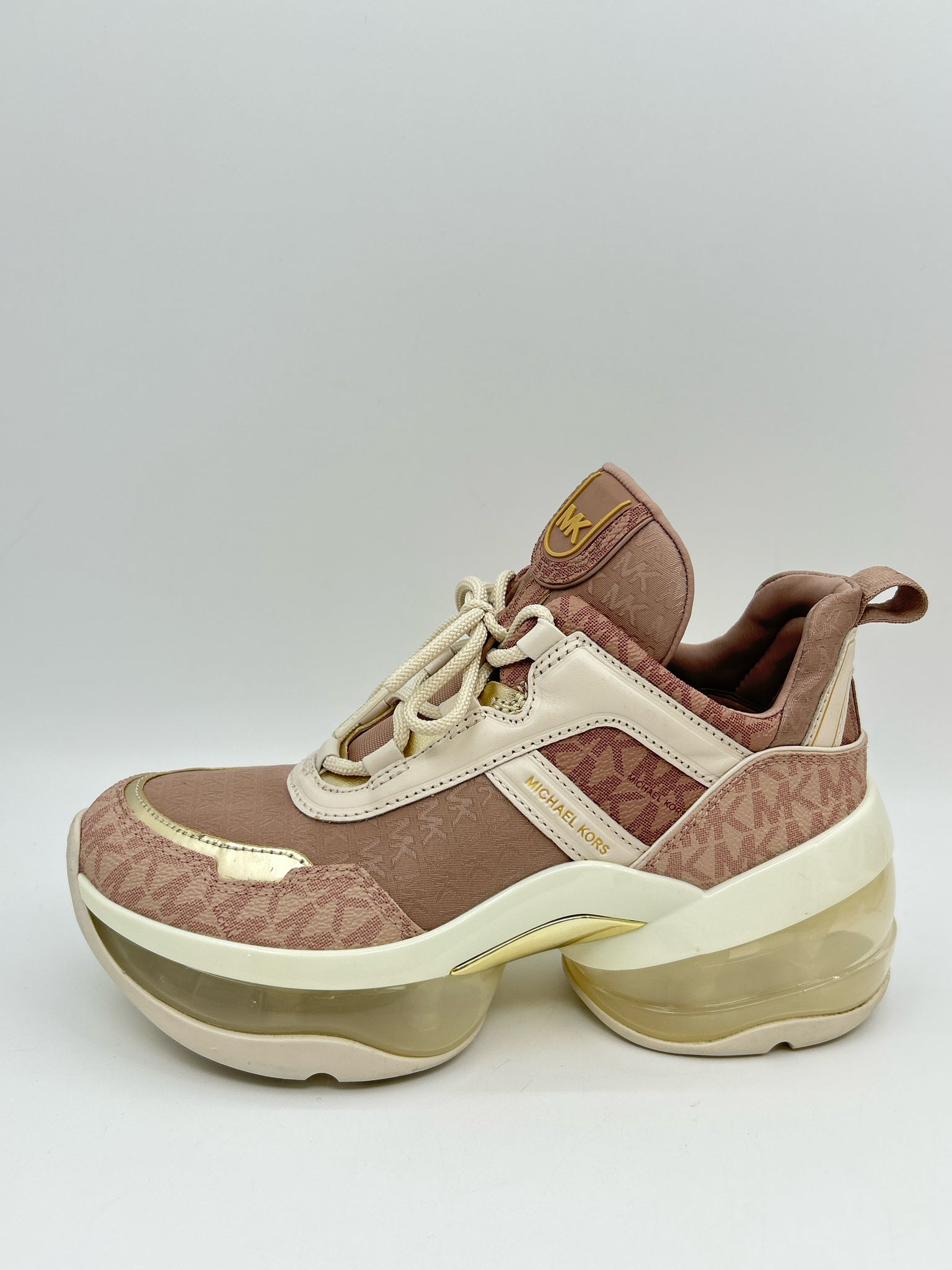 MICHAEL MICHAEL KORS Size 7M Mauve Print Women Sneakers