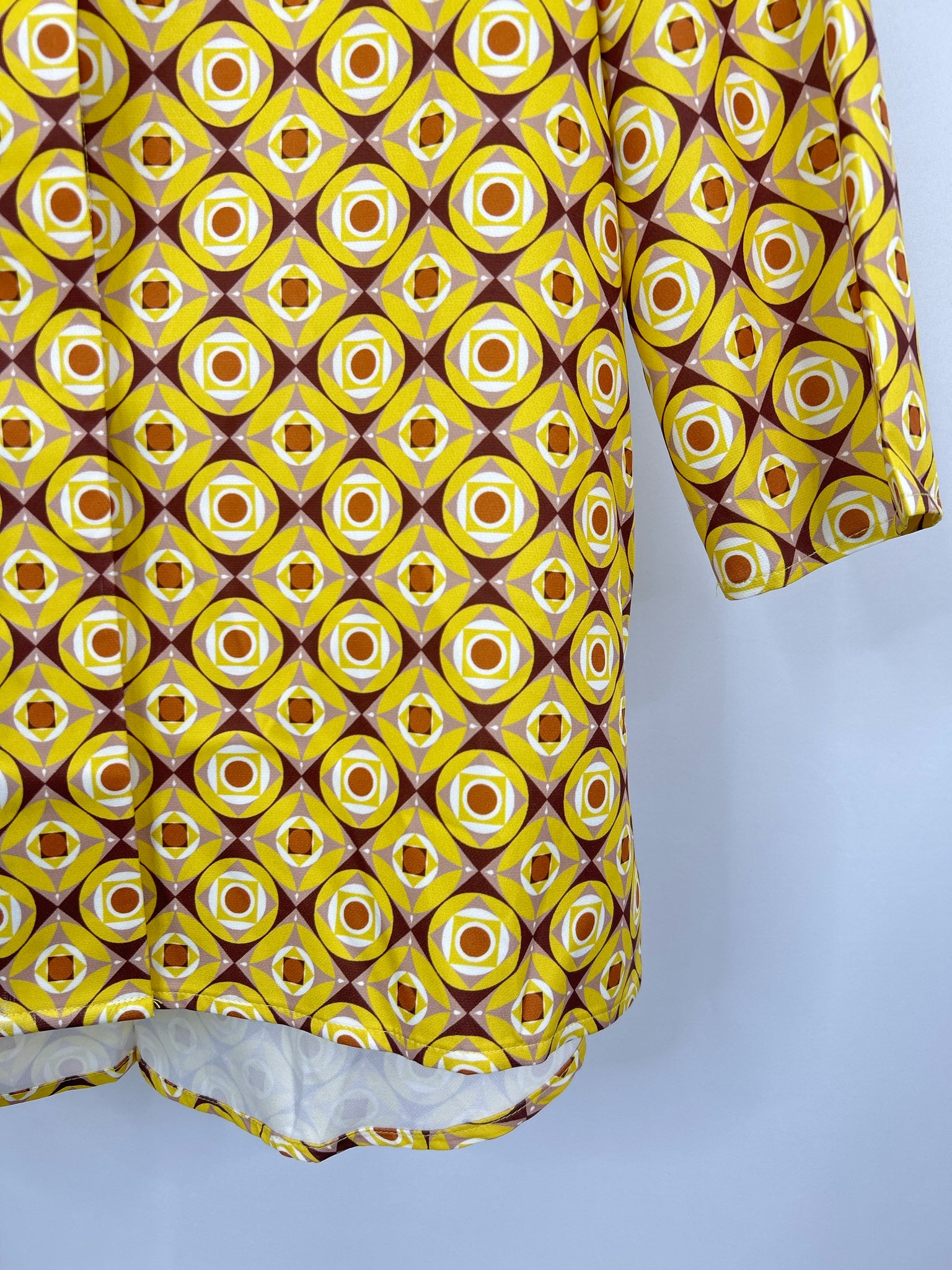 STYLEWE Size L Yellow Print Women Dress