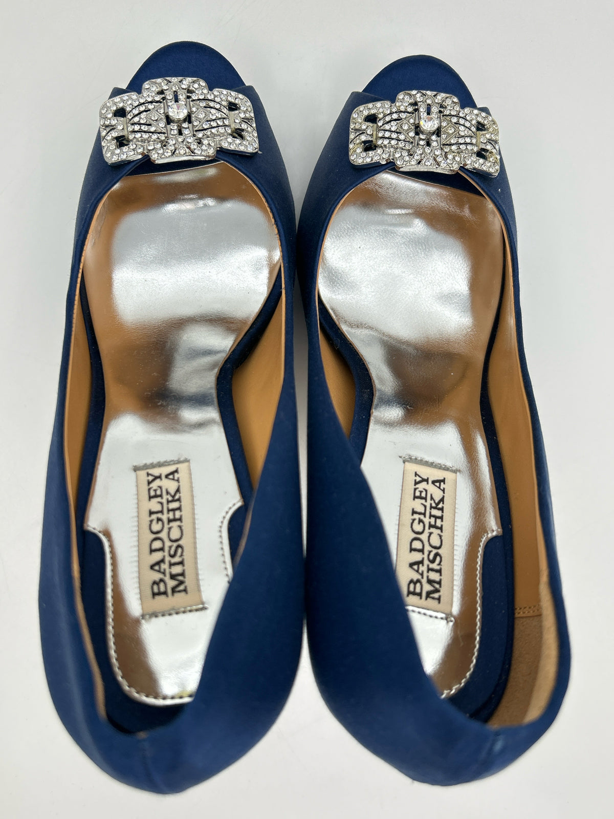 BADGLEY MISCHKA Size 8.5 Blue Women Pumps