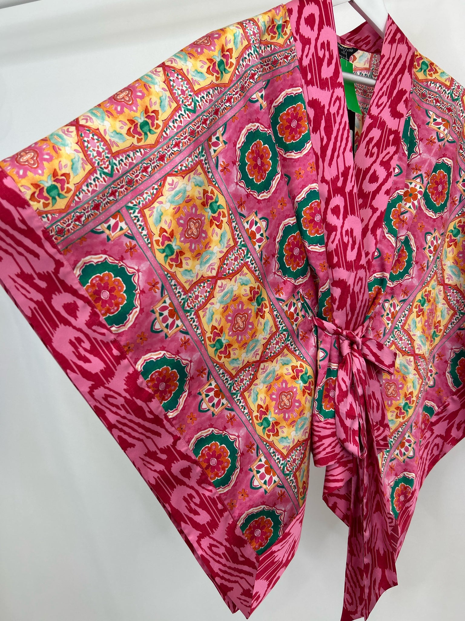 MARCIANO BY GUESS Size XS/S Pink Print Women Kimono NWT