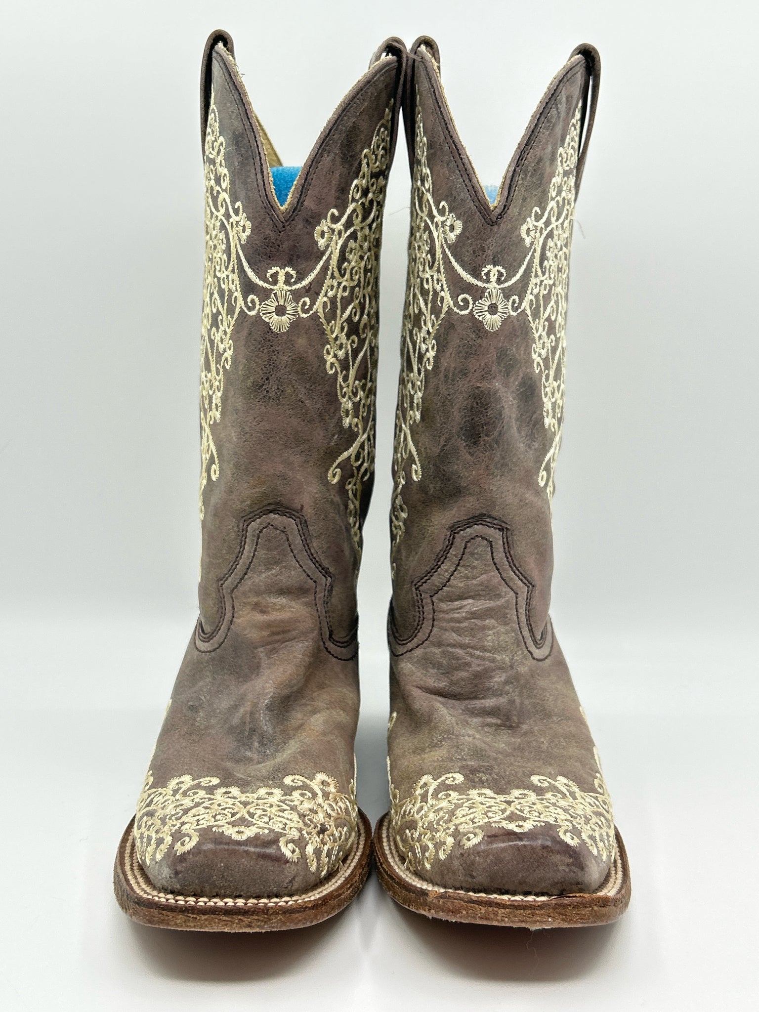 CORRAL Size 8M Taupe Women Boots