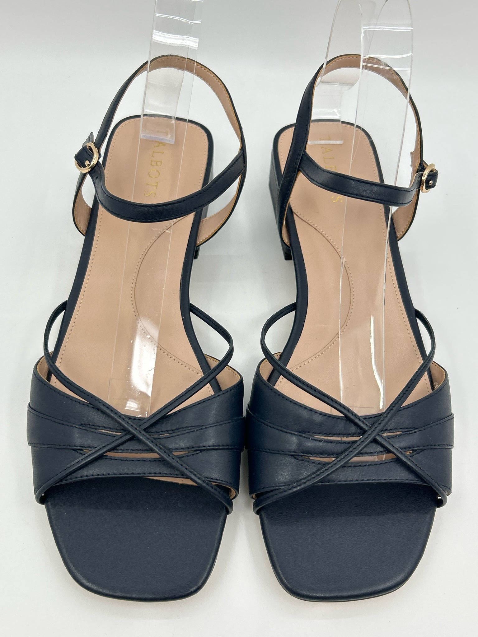 TALBOTS Size 10M Navy Women Sandal