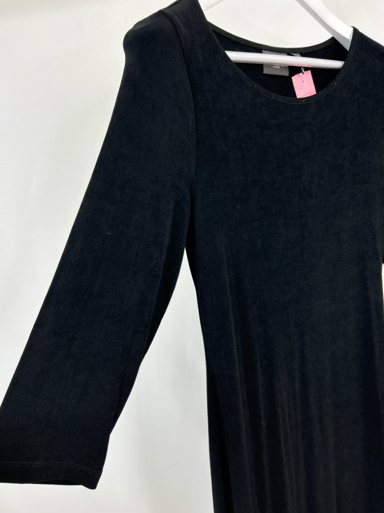 CHICO'S Size 8 Black Women's Dress