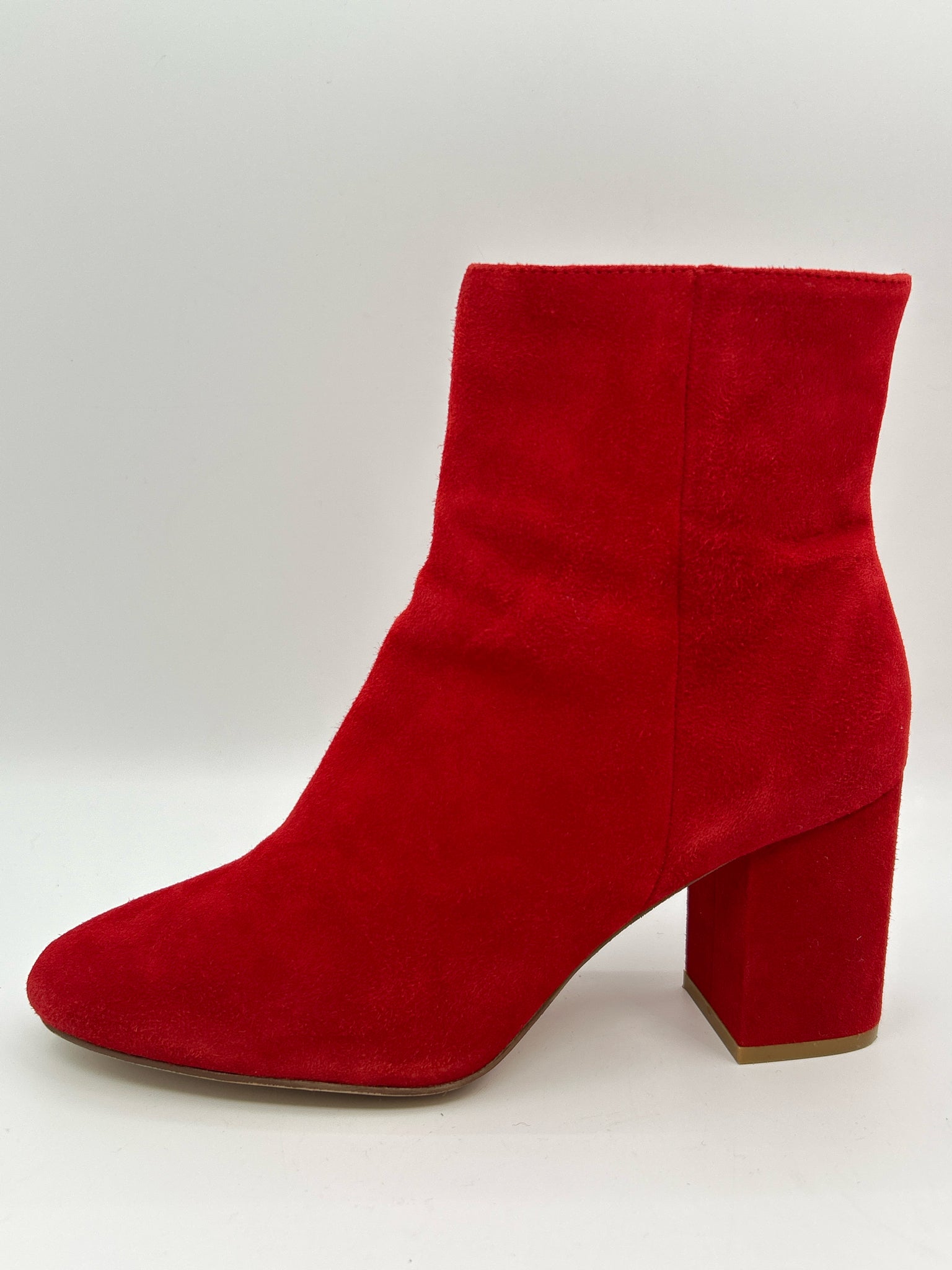 HALOGEN Size 8M Red Women Booties
