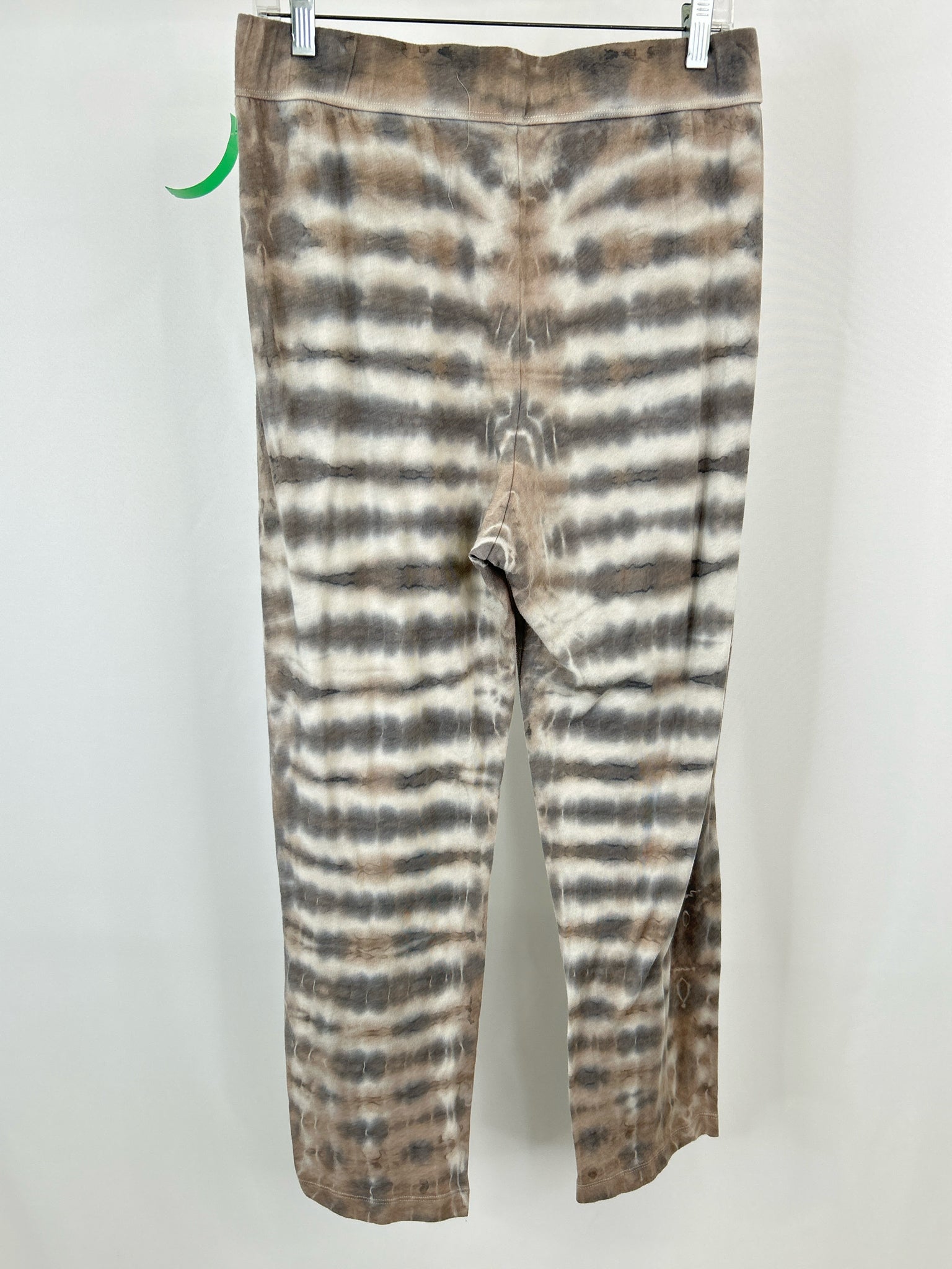 RAQUEL ALLEGRA Size XL Taupe Print Women Pants