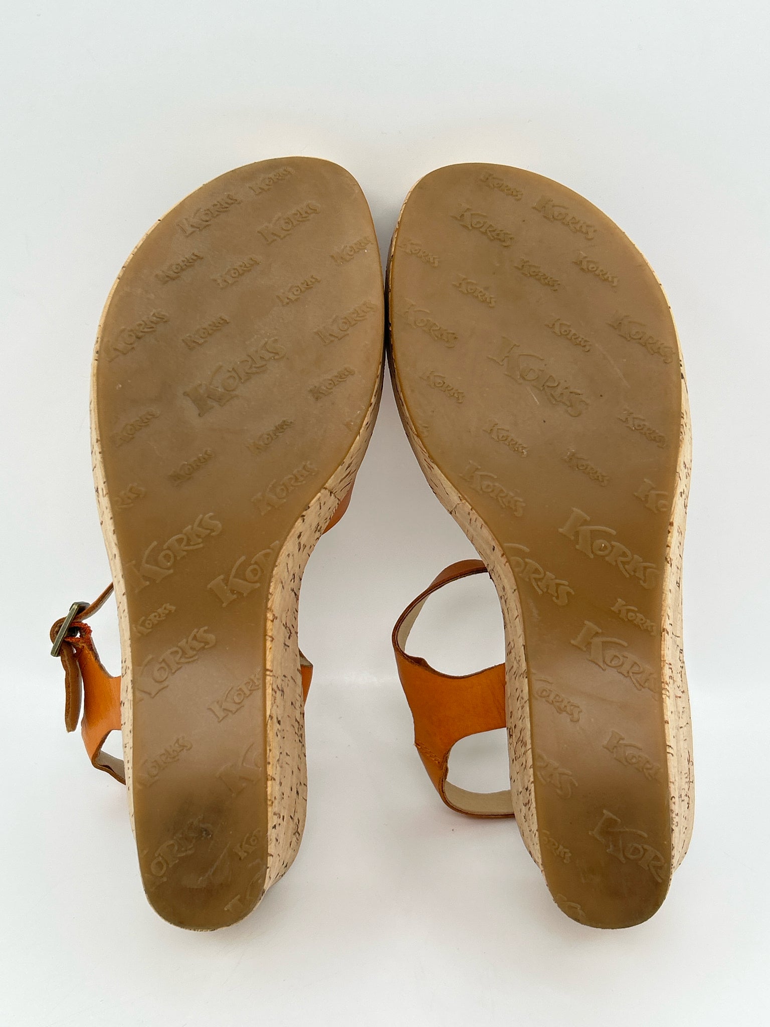 Korks Size 9M Orange Women Sandal