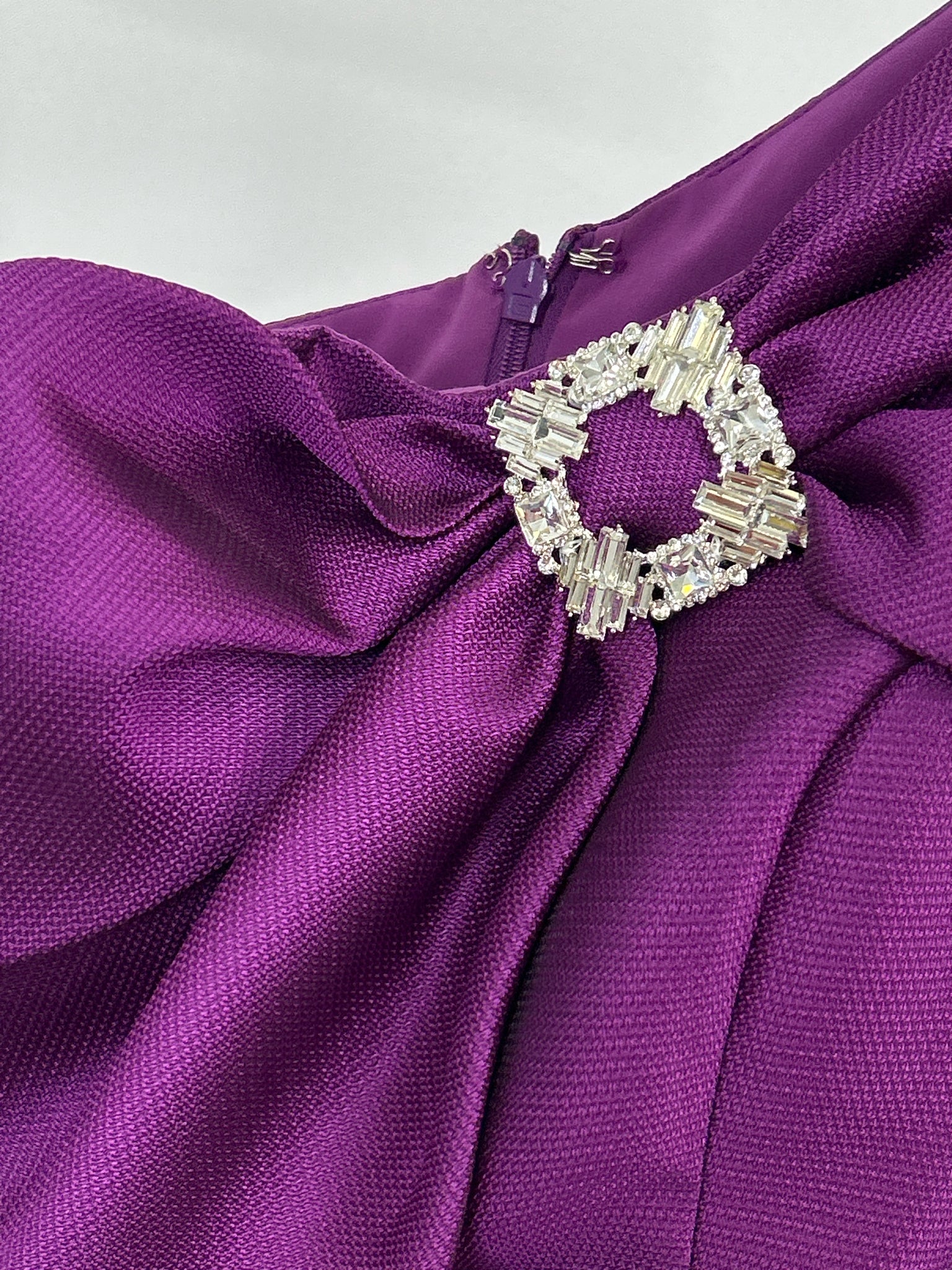 GIA FRANCO Size 6 Purple Women Dress