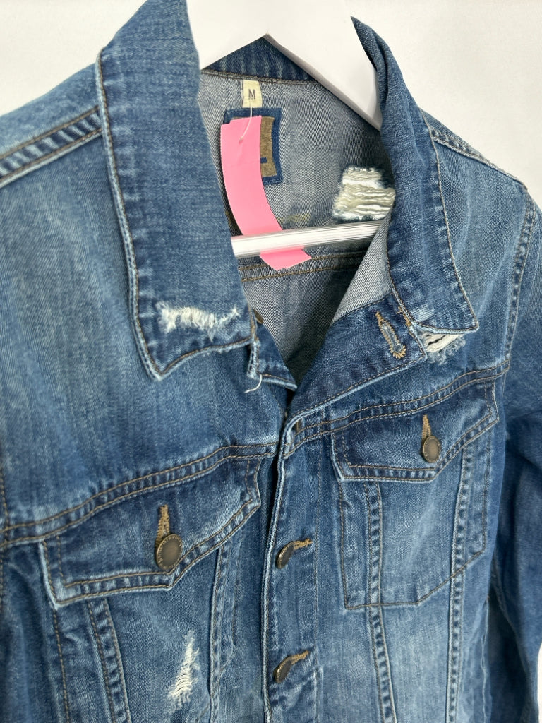 DL Women Size M BLUE DENIM Jacket