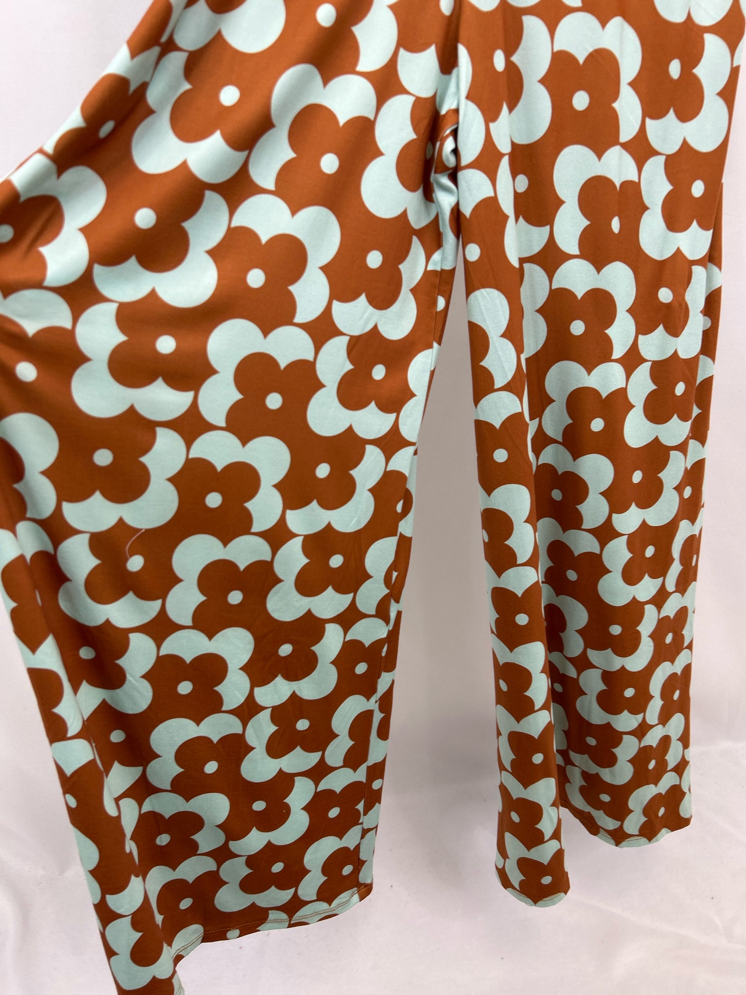 HUTCH Size M Brown and teal Women Jumpsuit