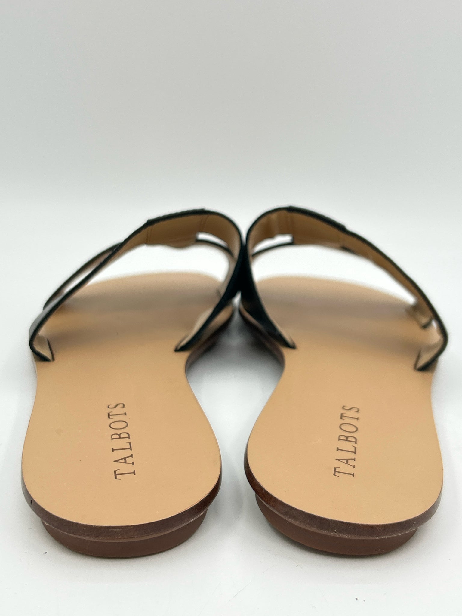 TALBOTS Size 8M Black Women Sandal