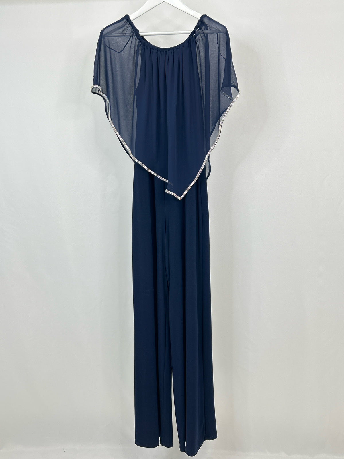 MSK Size M Navy Women Jumpsuit