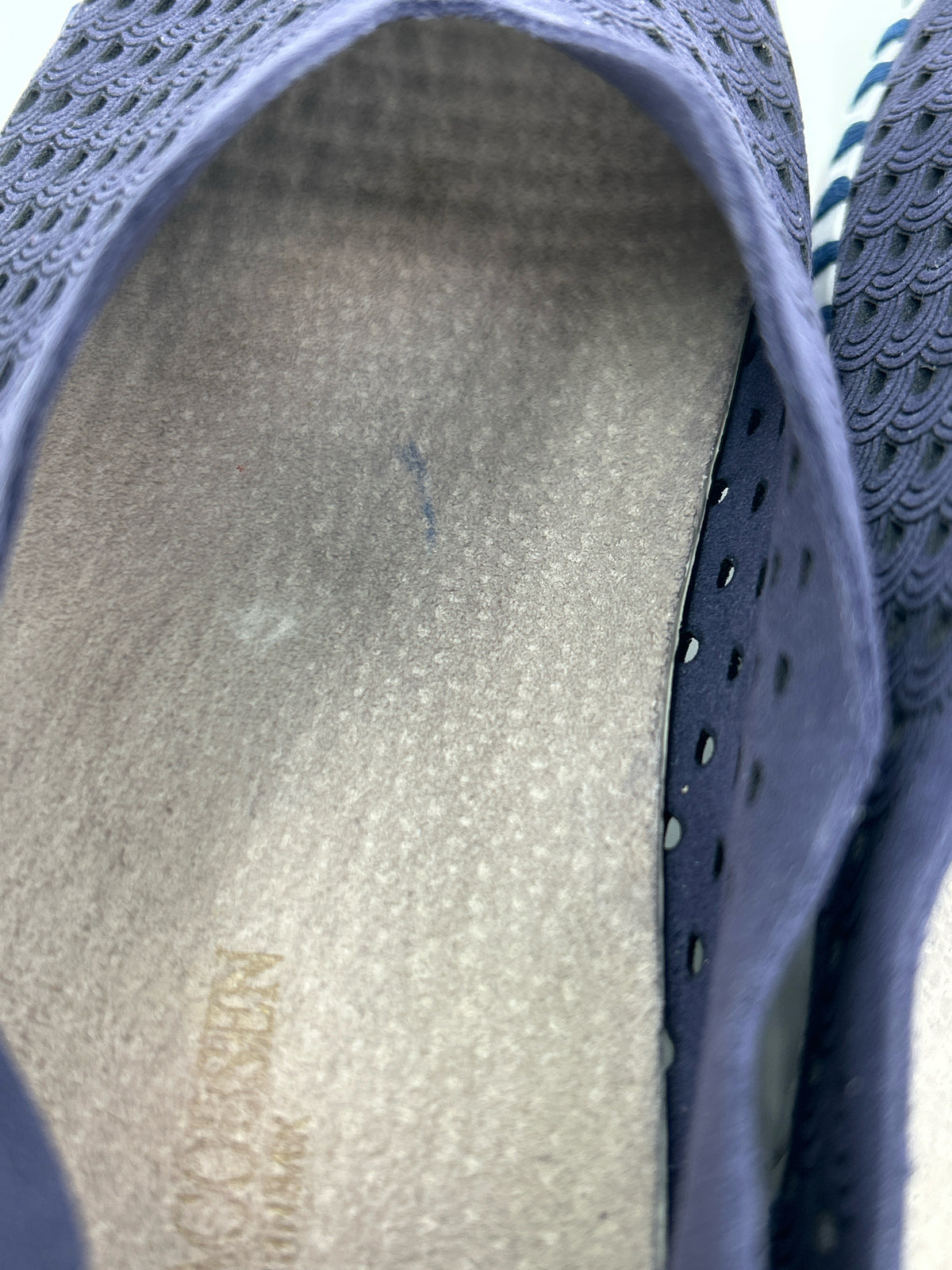 ILSE JACOBSEN Size 38 NAVY AND WHITE Women Sneakers