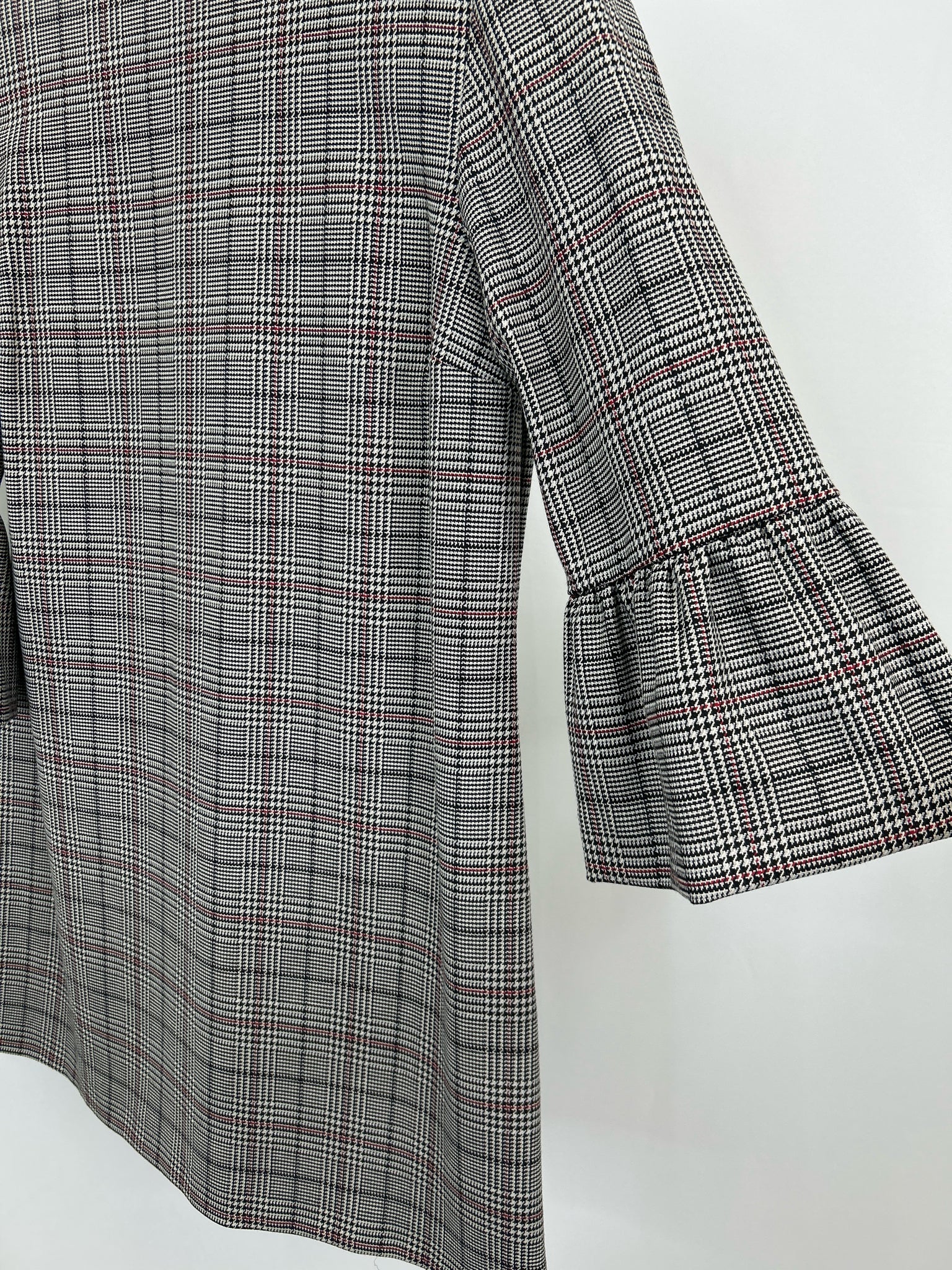 ZARA Size M Black Print Women Dress