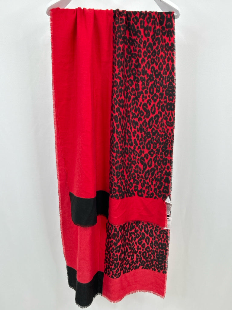 CHICO'S NWT Black and Red Scarf NWT