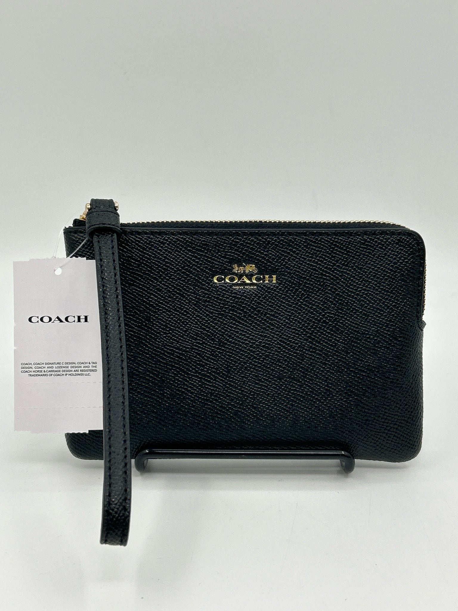 COACH NWT Black Women Wristlet