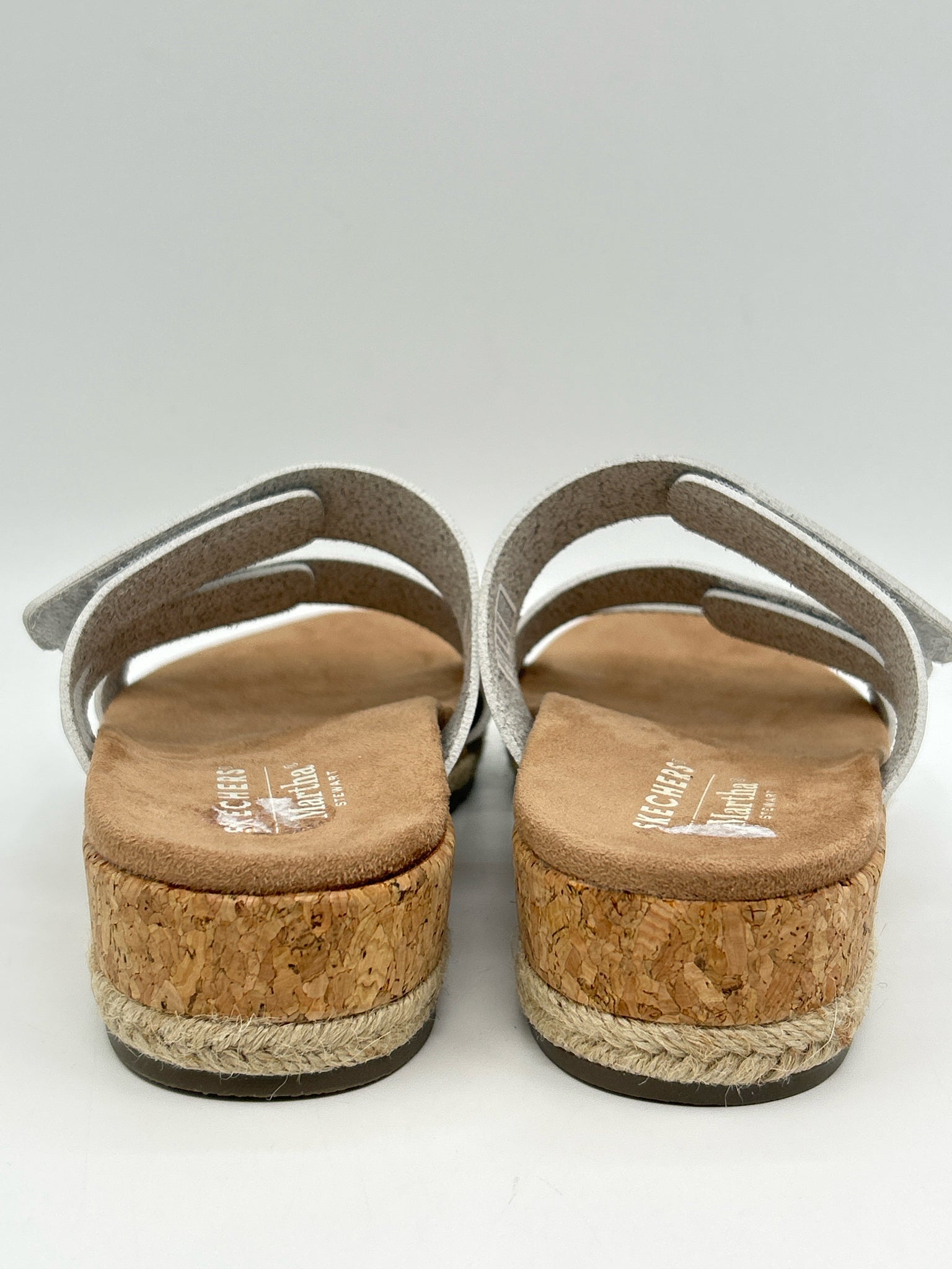 skechers Size 8.5 Silver Women Sandal