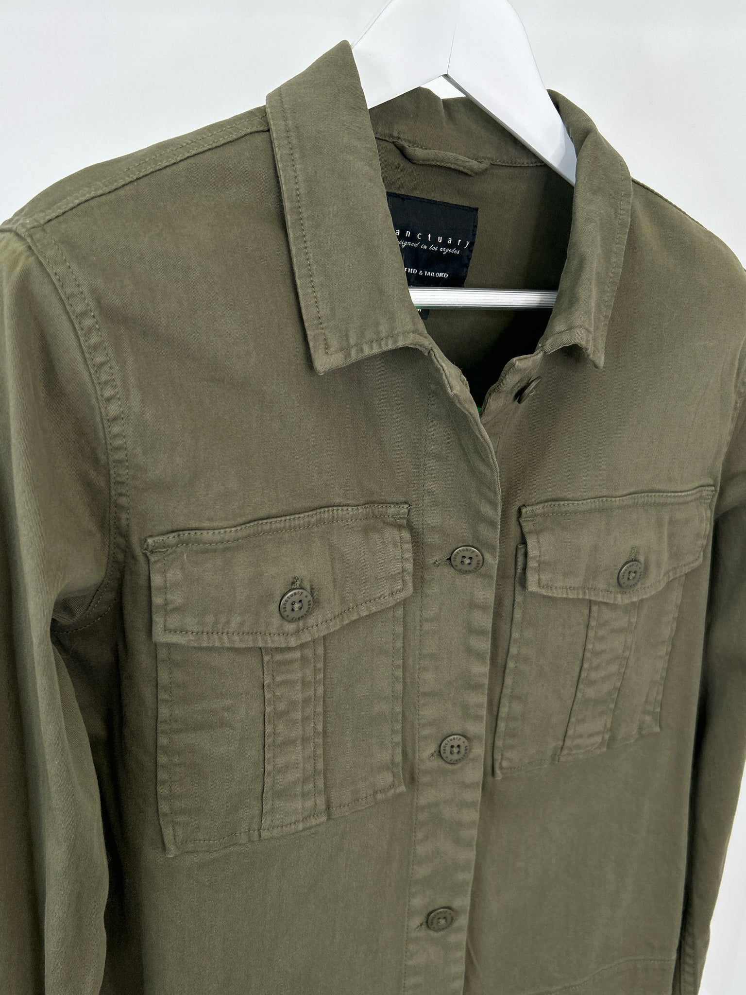 SANCTUARY Size M ARMY GREEN Women Jacket