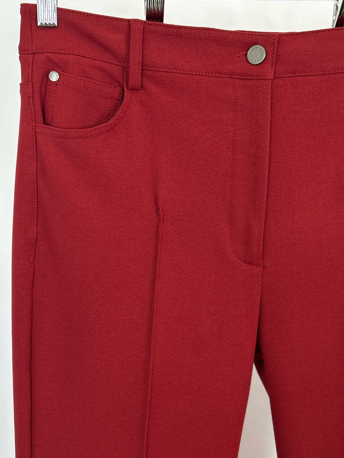 REISS Size 12 BRICK RED Women Pants