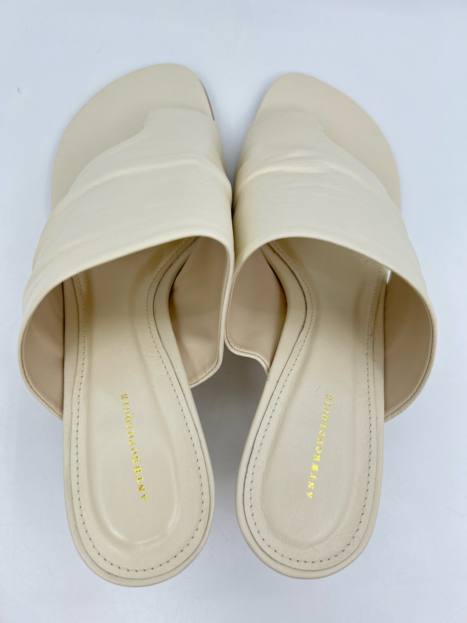 ANTHROPOLOGIE NIB ize 40 Cream Women Sandal