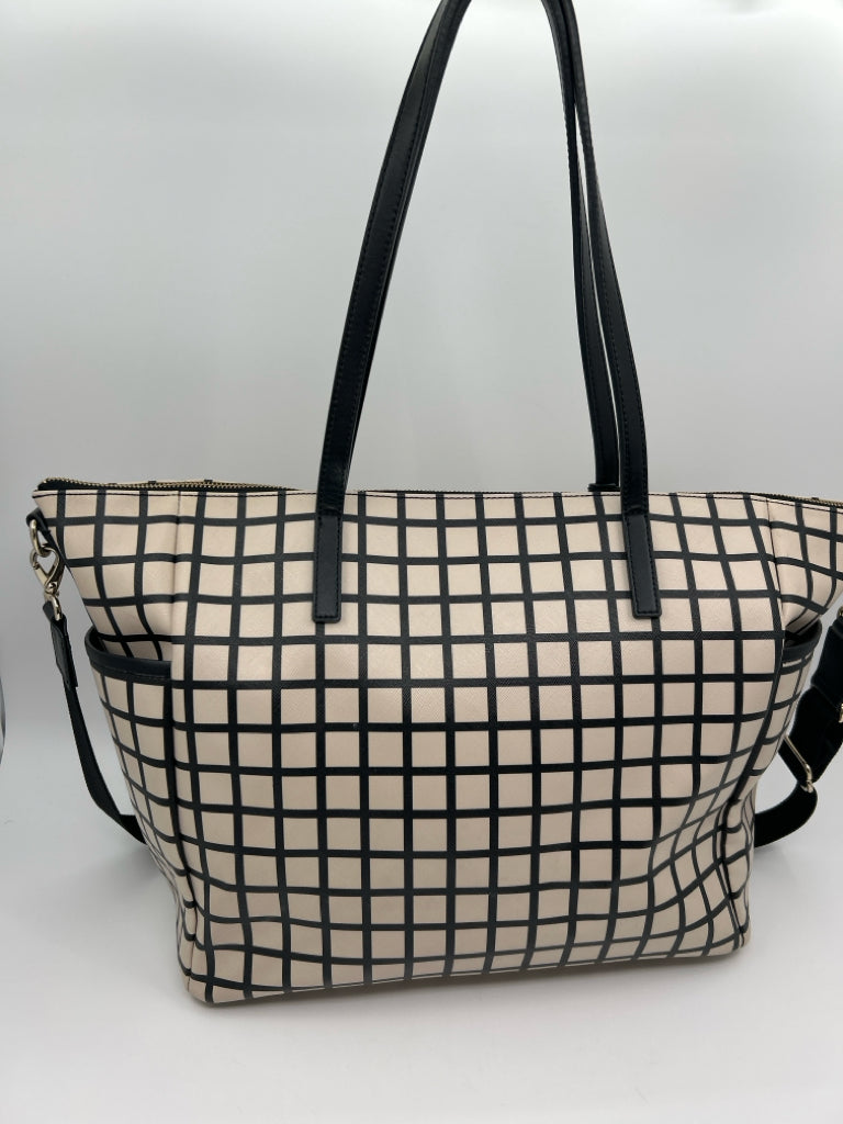 KATE SPADE BLACK AND BEIGE Tote