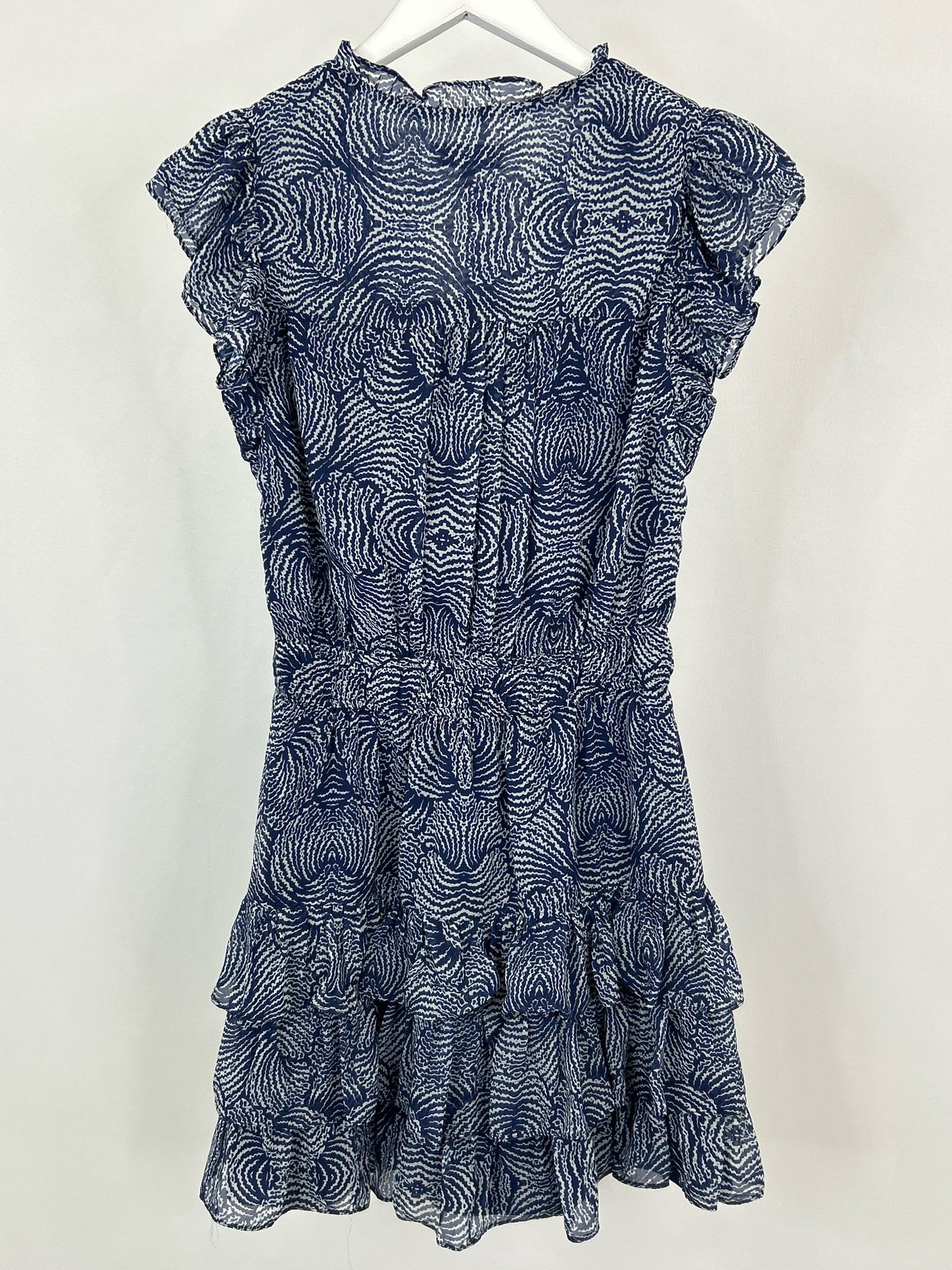 WILLA STORY Size S Navy Print Women Dress