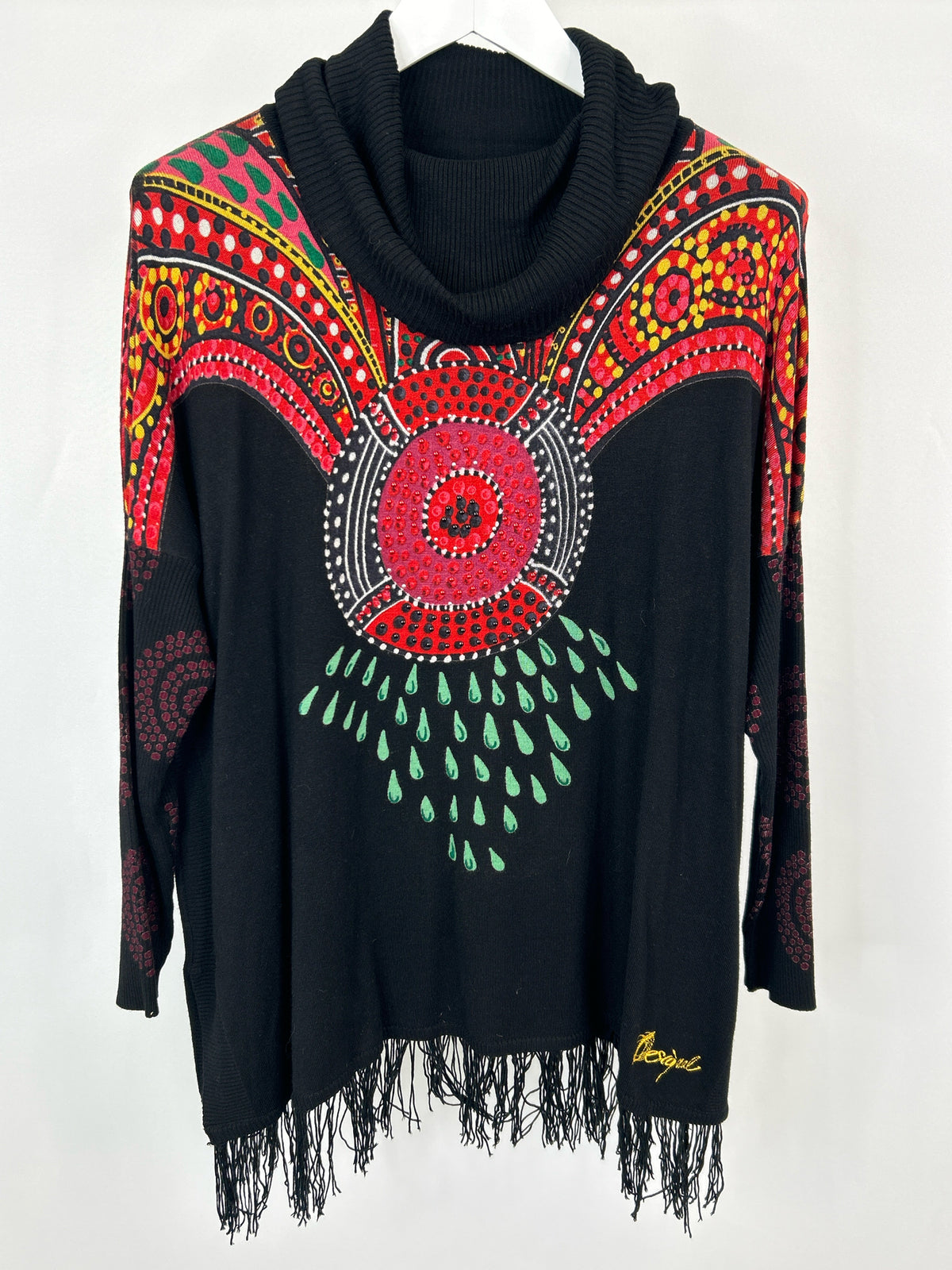 desigual Size XL Black Women Sweater