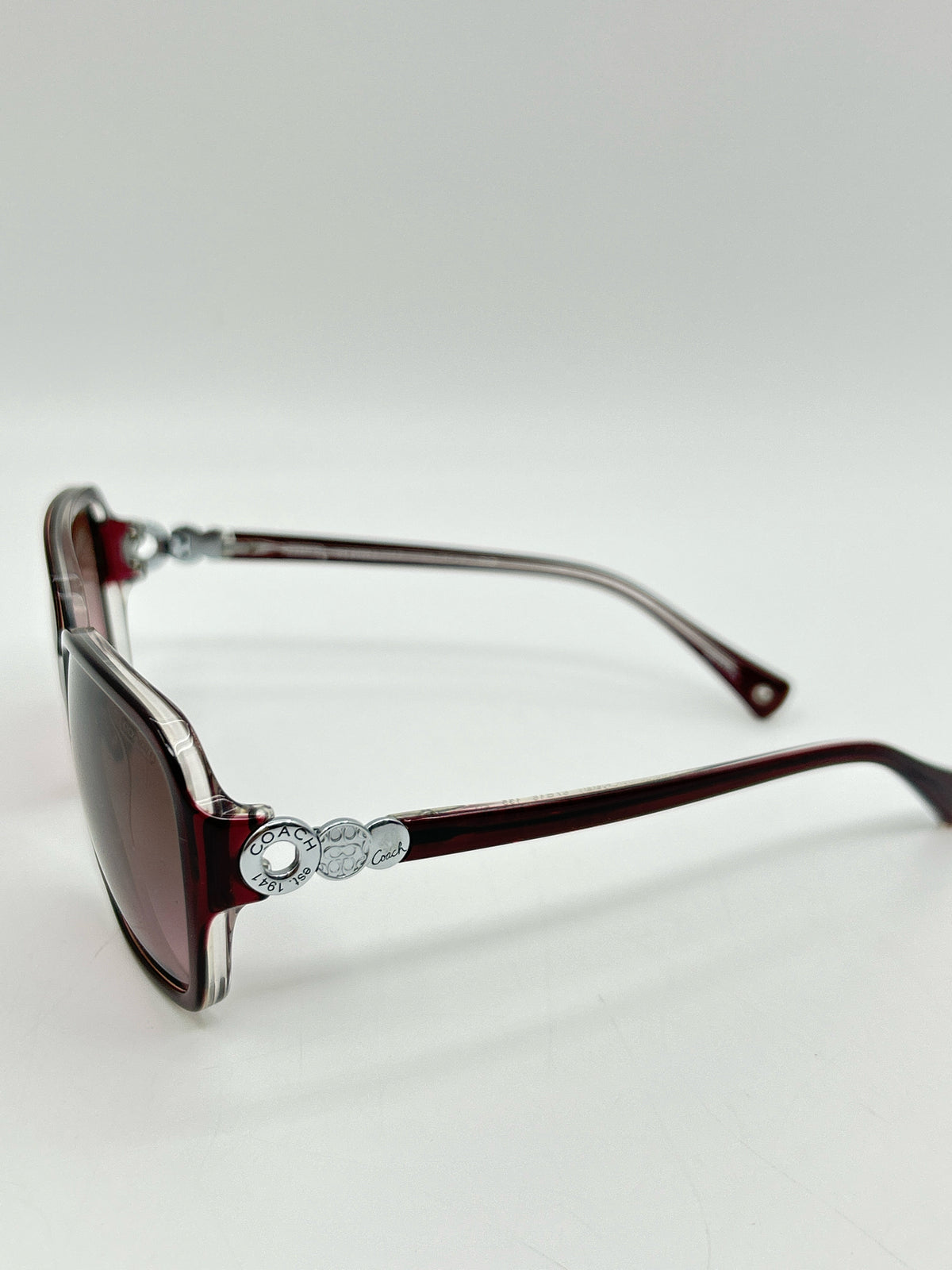Coach Burgundy Sunglasses