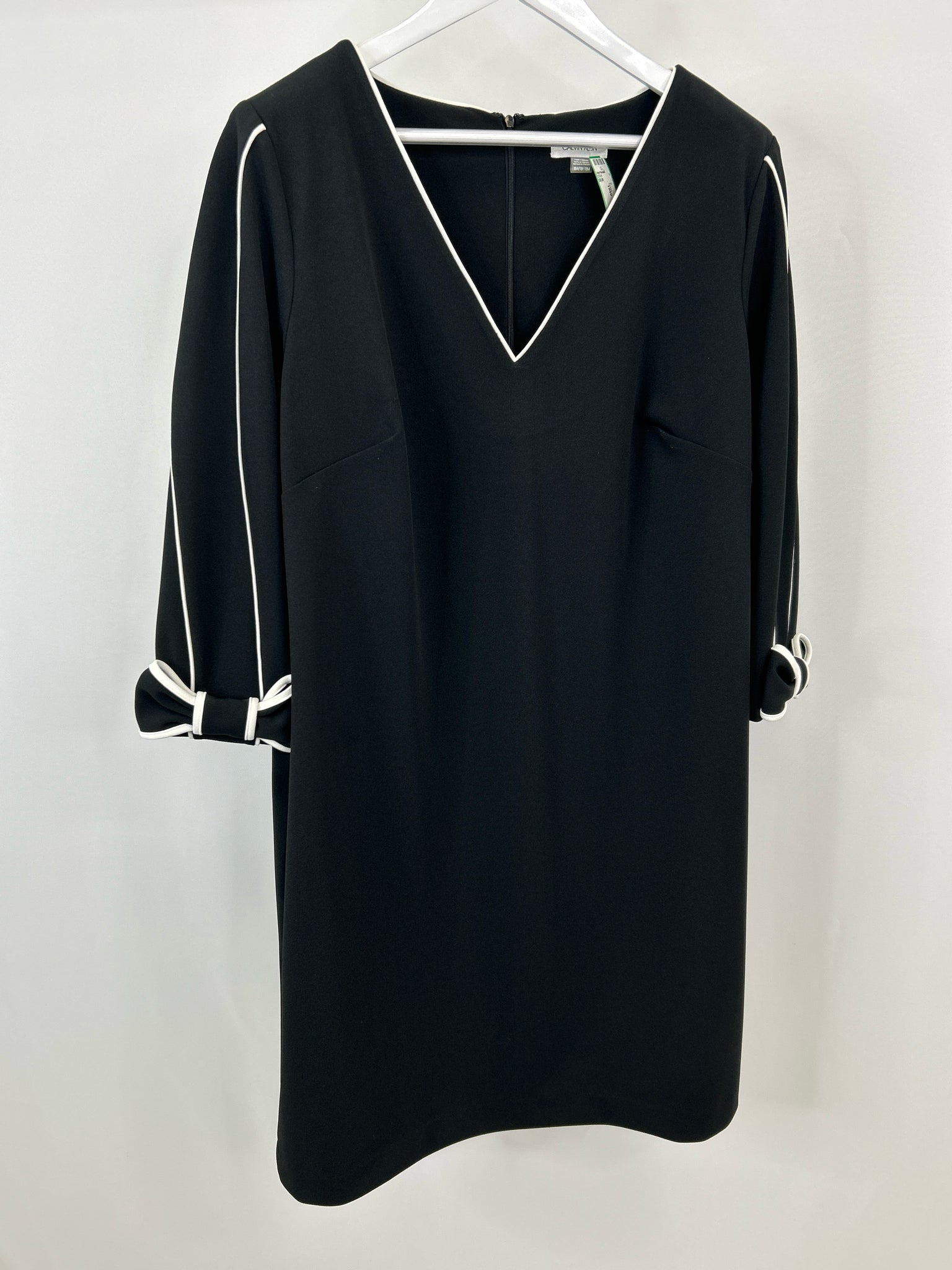 CALVIN KLEIN Size 18W Black Women's Dress