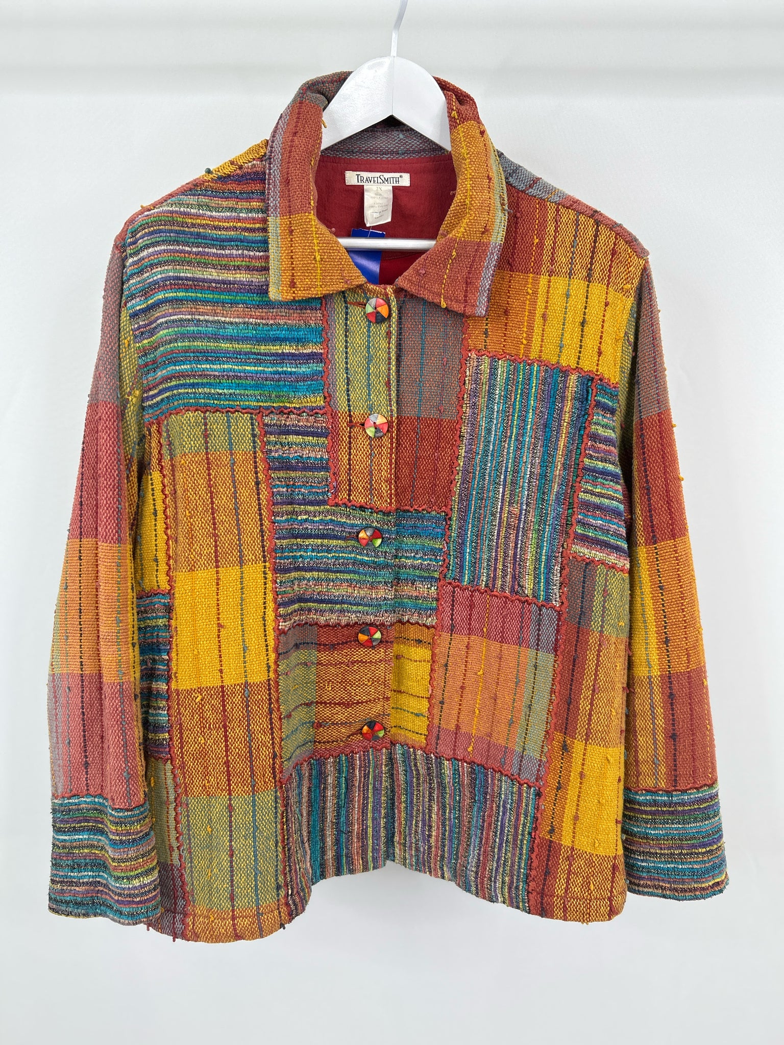 TRAVEL SMITH Size 2X Multi-Color Women Jacket