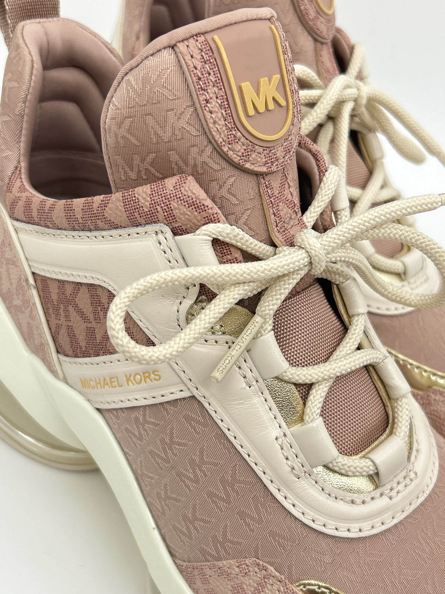 MICHAEL MICHAEL KORS Size 7M Mauve Print Women Sneakers