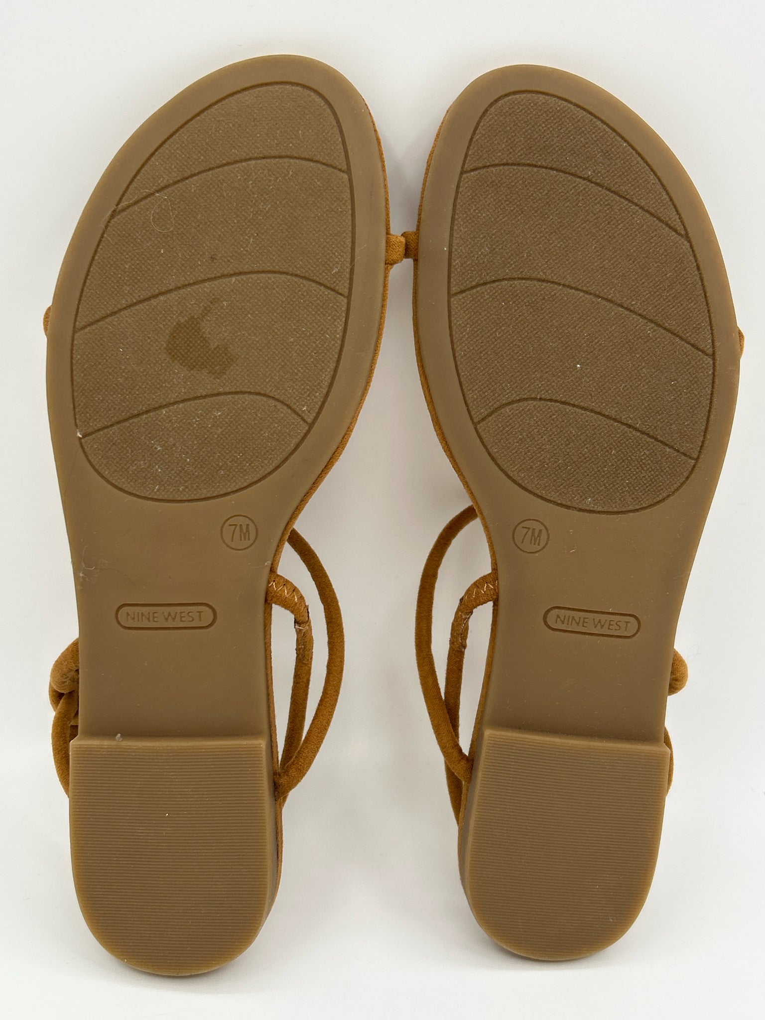 NINE WEST Size 7M Tan Women Sandal