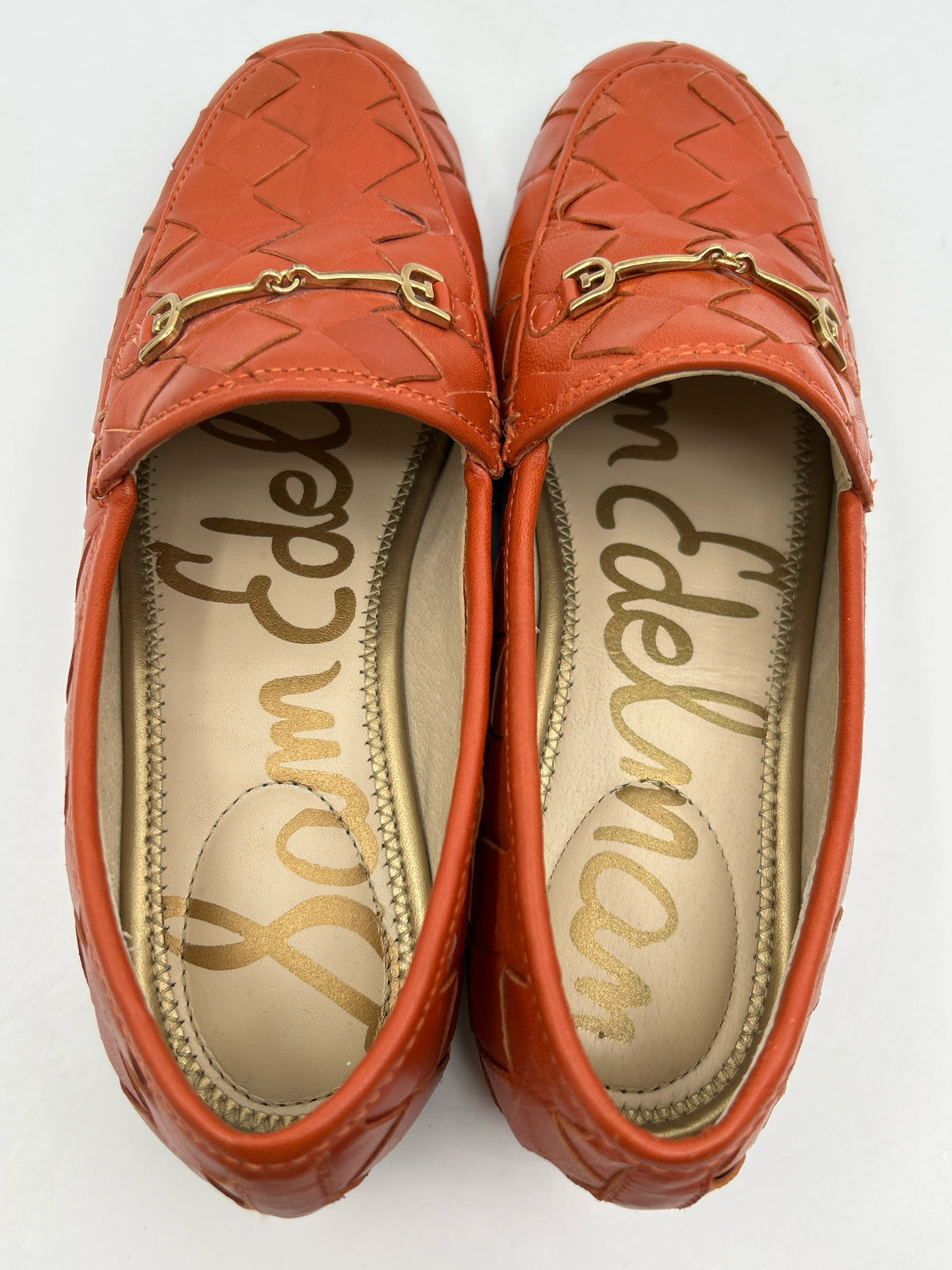 SAM EDELMAN Size 6.5M Orange Women Loafer