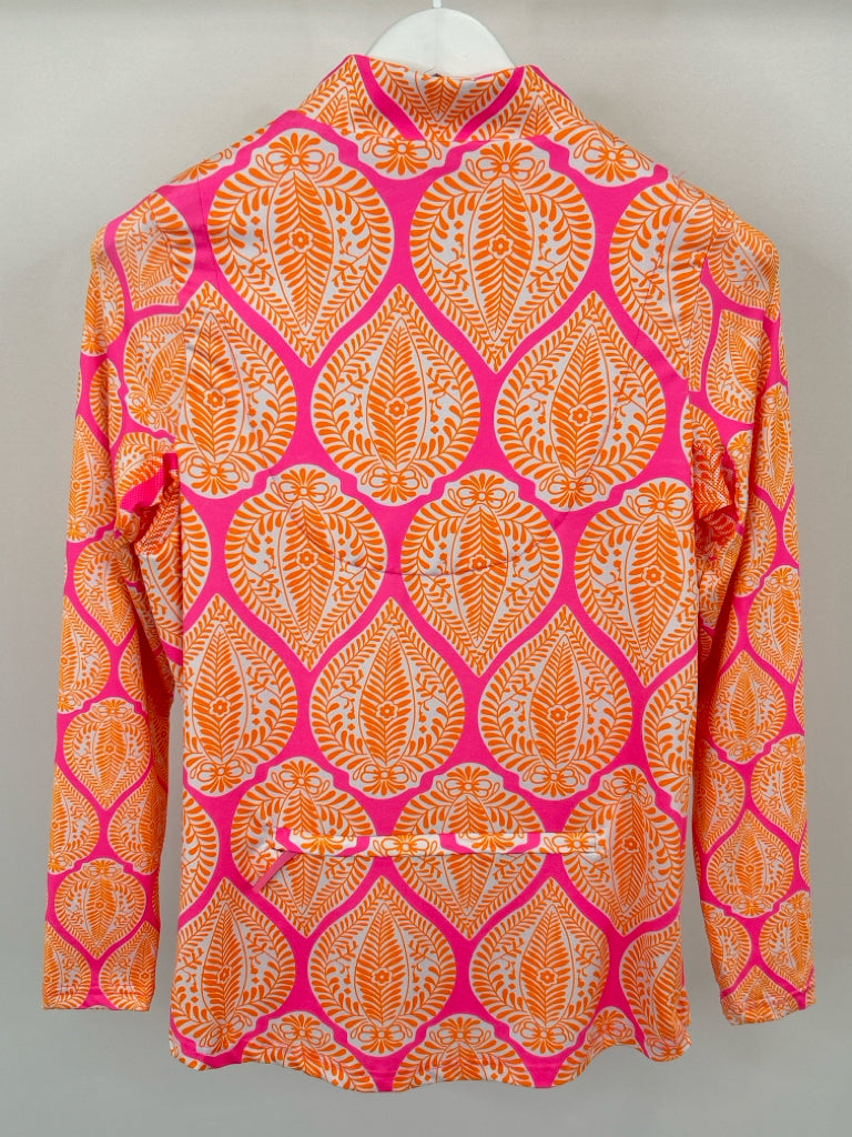 GRETCHEN SCOTT Size S ORANGE AND PINK Jacket